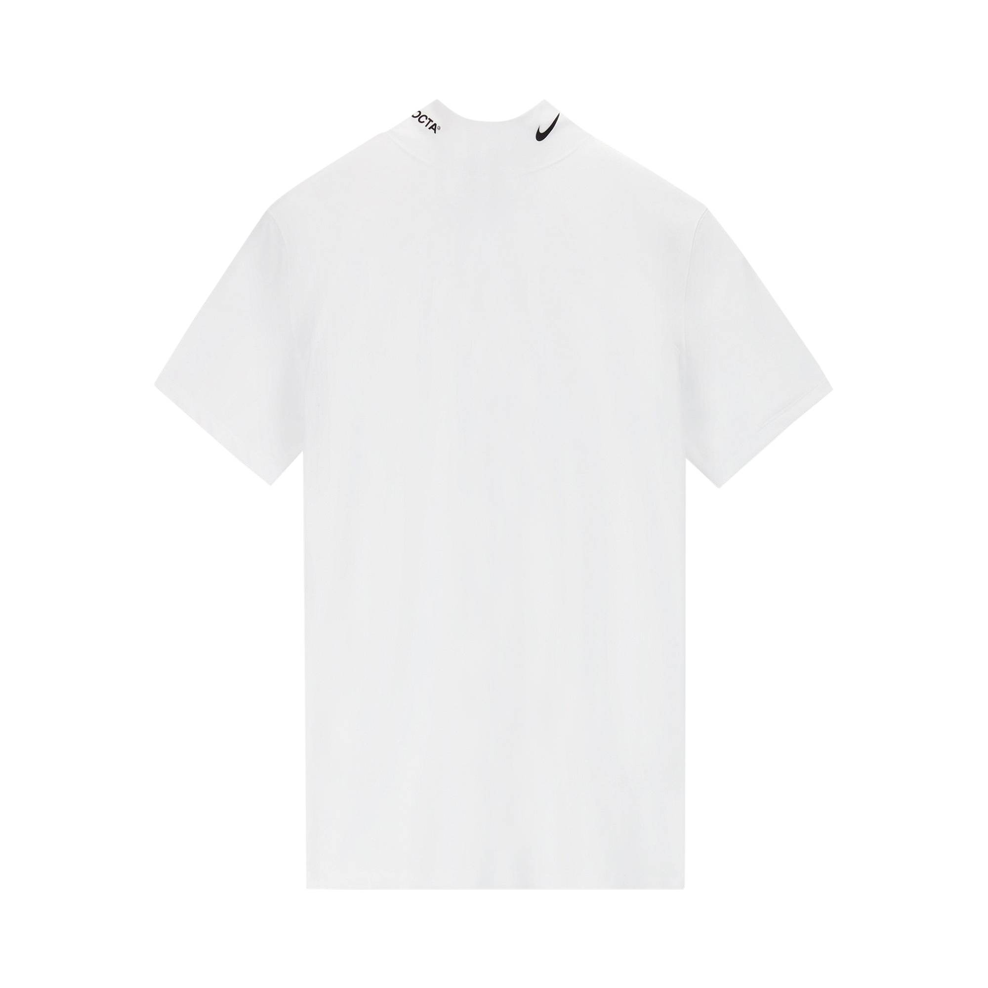 Nike NRG Nocta Mock Neck Short-Sleeve Top 'White' - 1