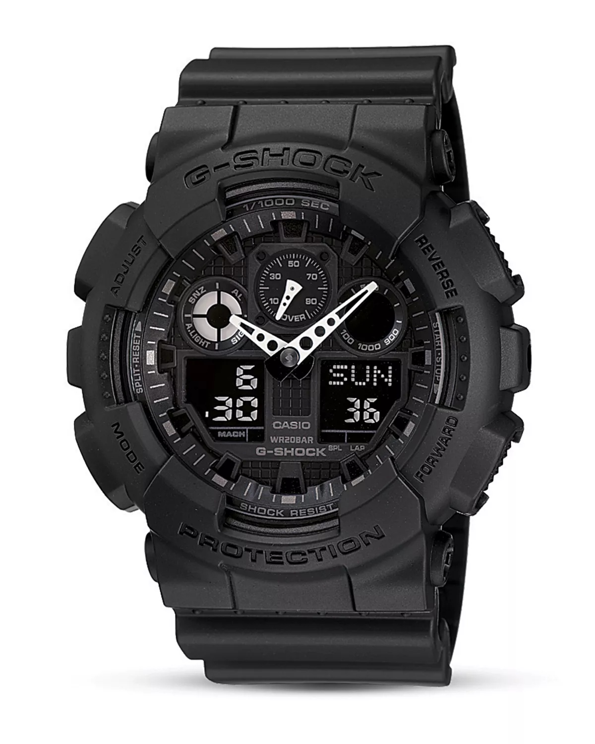 G Shock Oversized Analog/Digital Combo Watch, 55 x 51 mm - 1