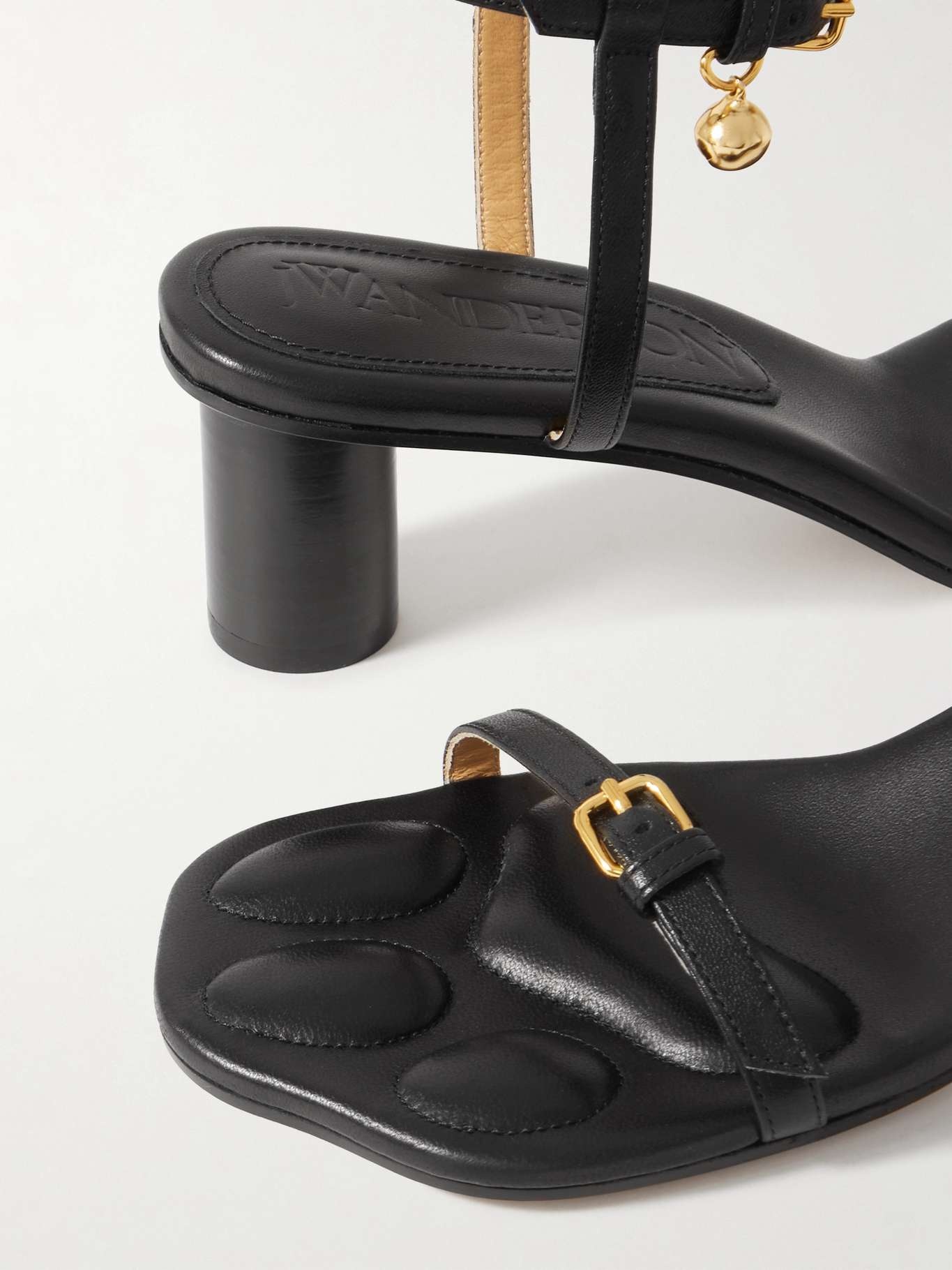 JW Anderson Paw embellished leather sandals | REVERSIBLE