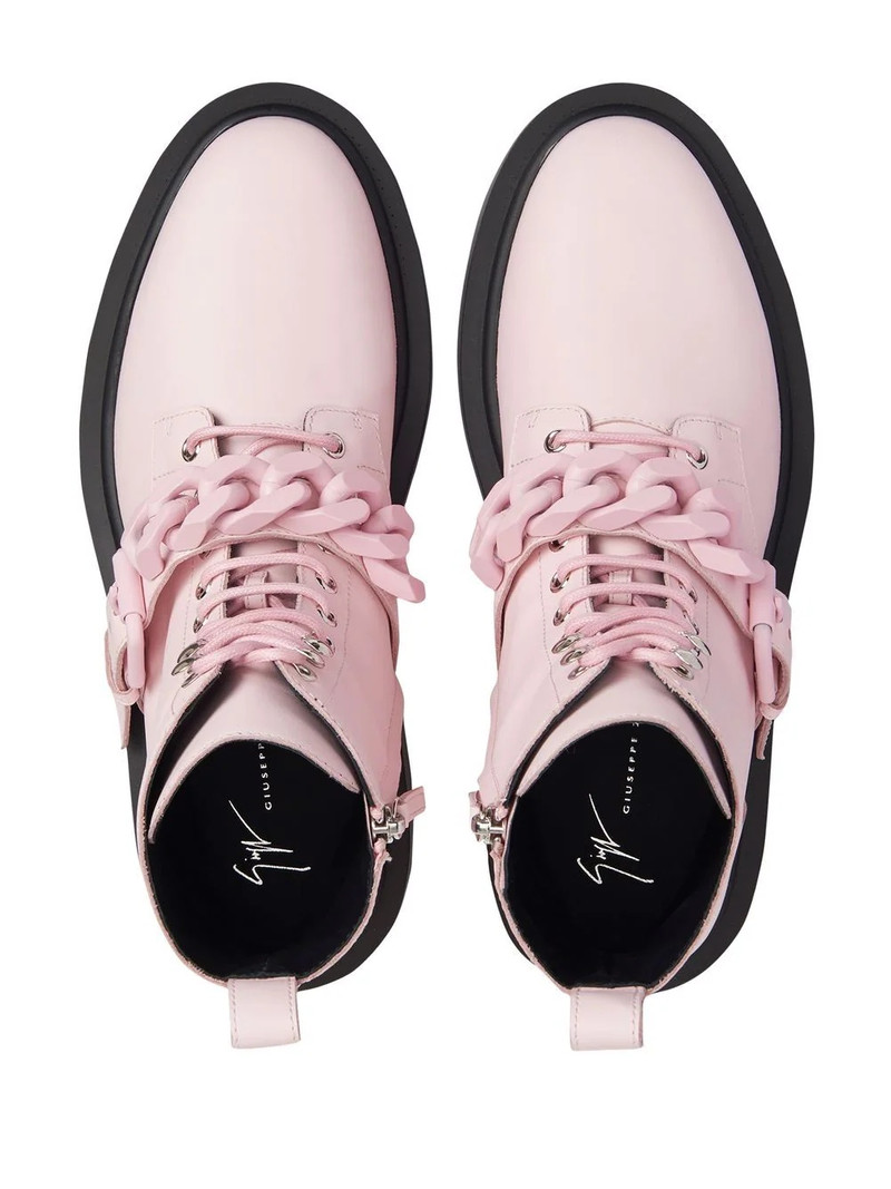 Adric chain-trim ankle boots 4