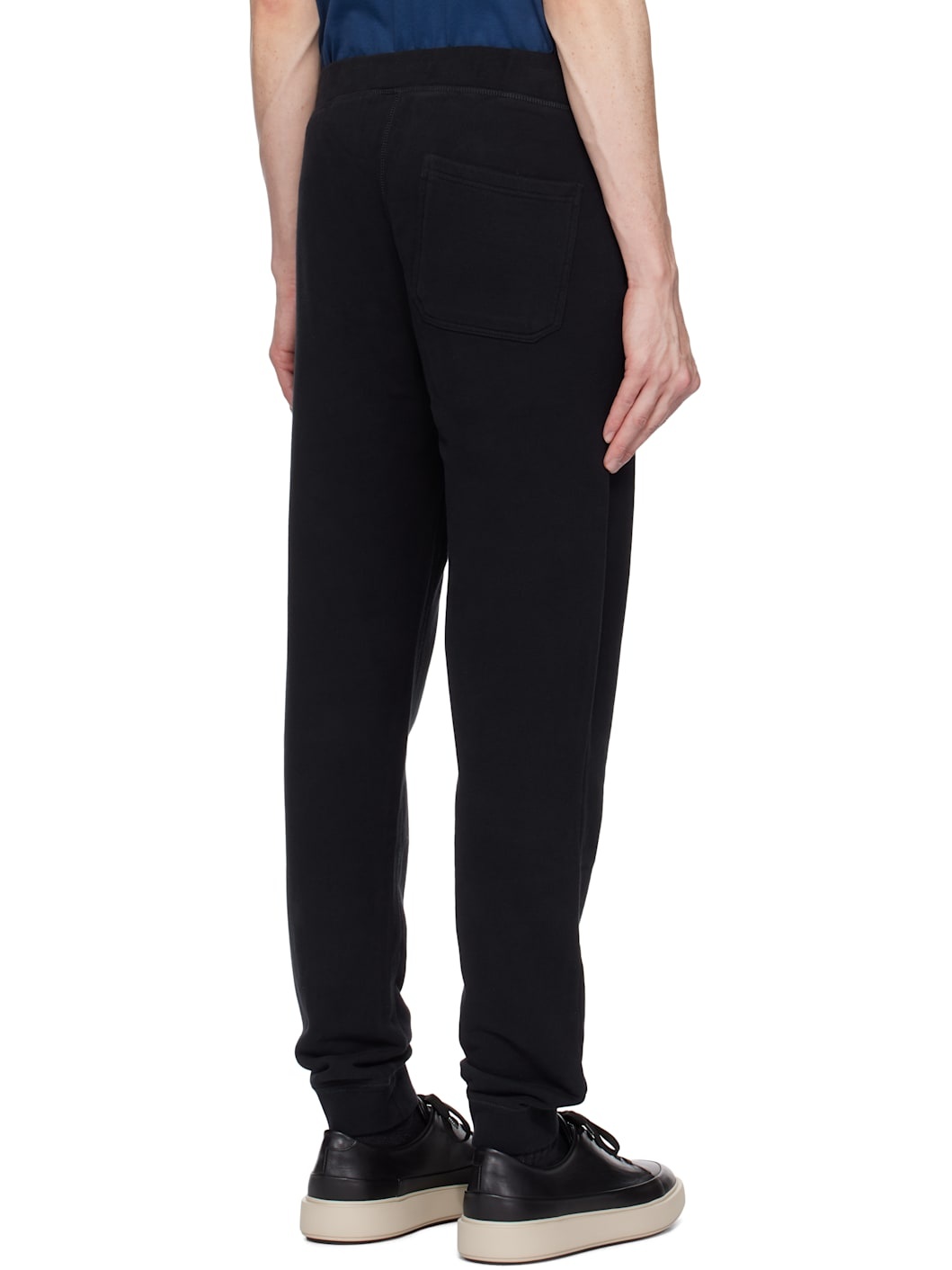 Black Loopback Sweatpants - 3