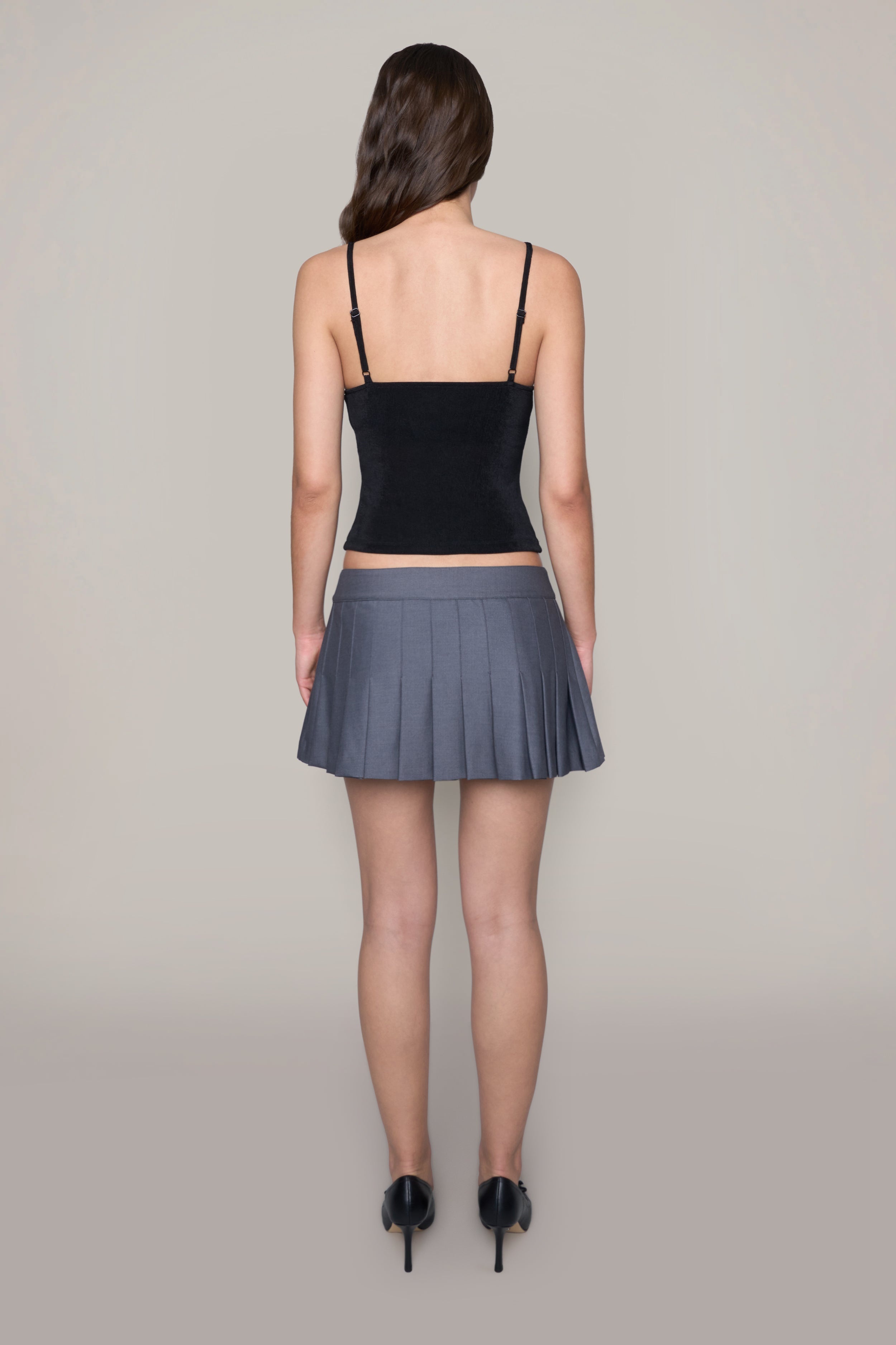 LYNETH PLEATED MINI SKIRT - 5