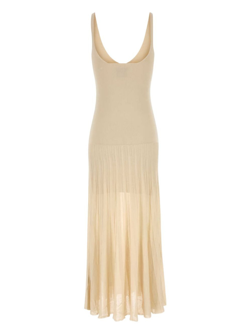 Isabel Marant ribbed v-neck midi dress outlook