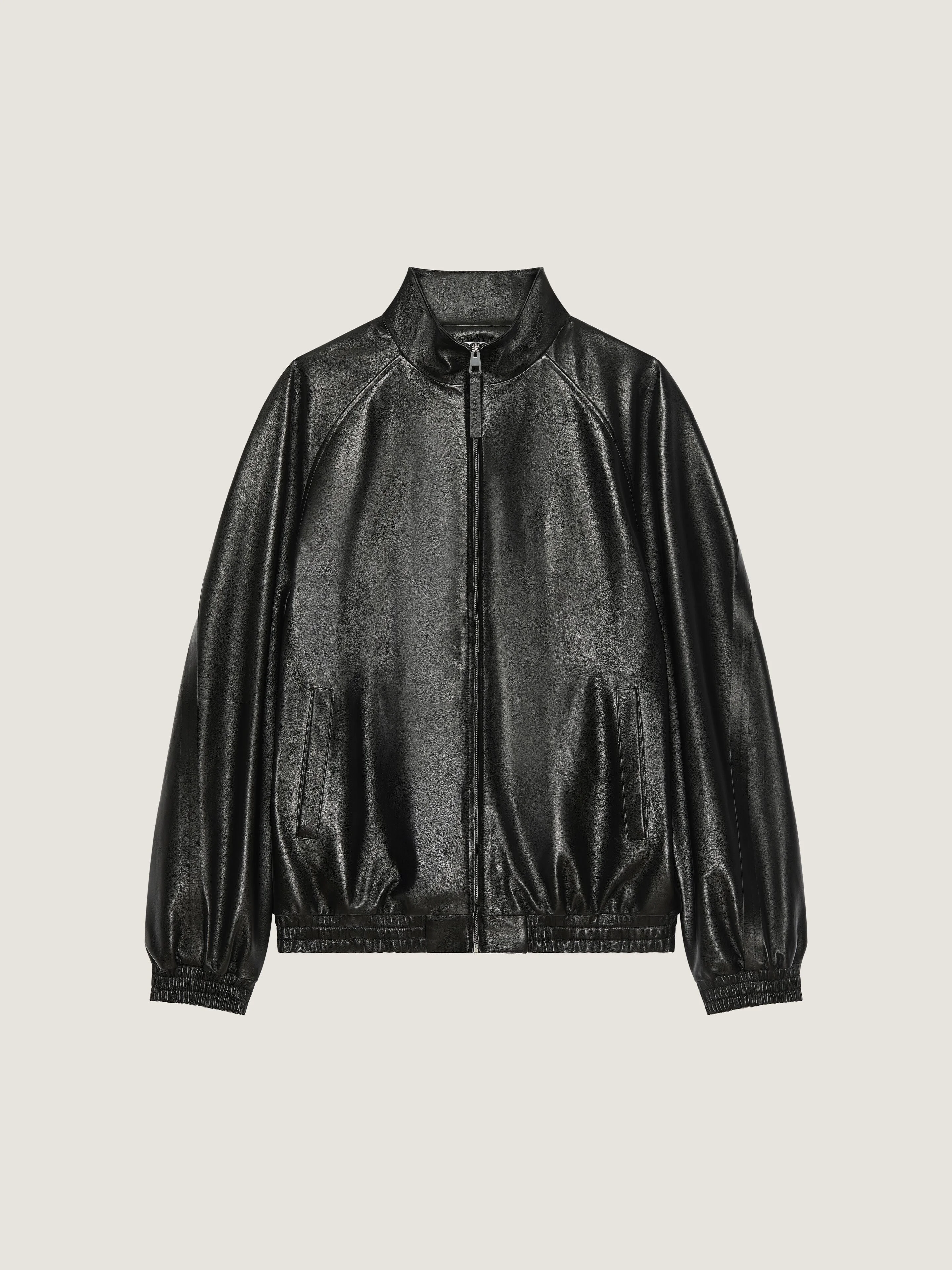 COUTURE SEAM TRACK TOP IN NAPPA LEATHER - 1