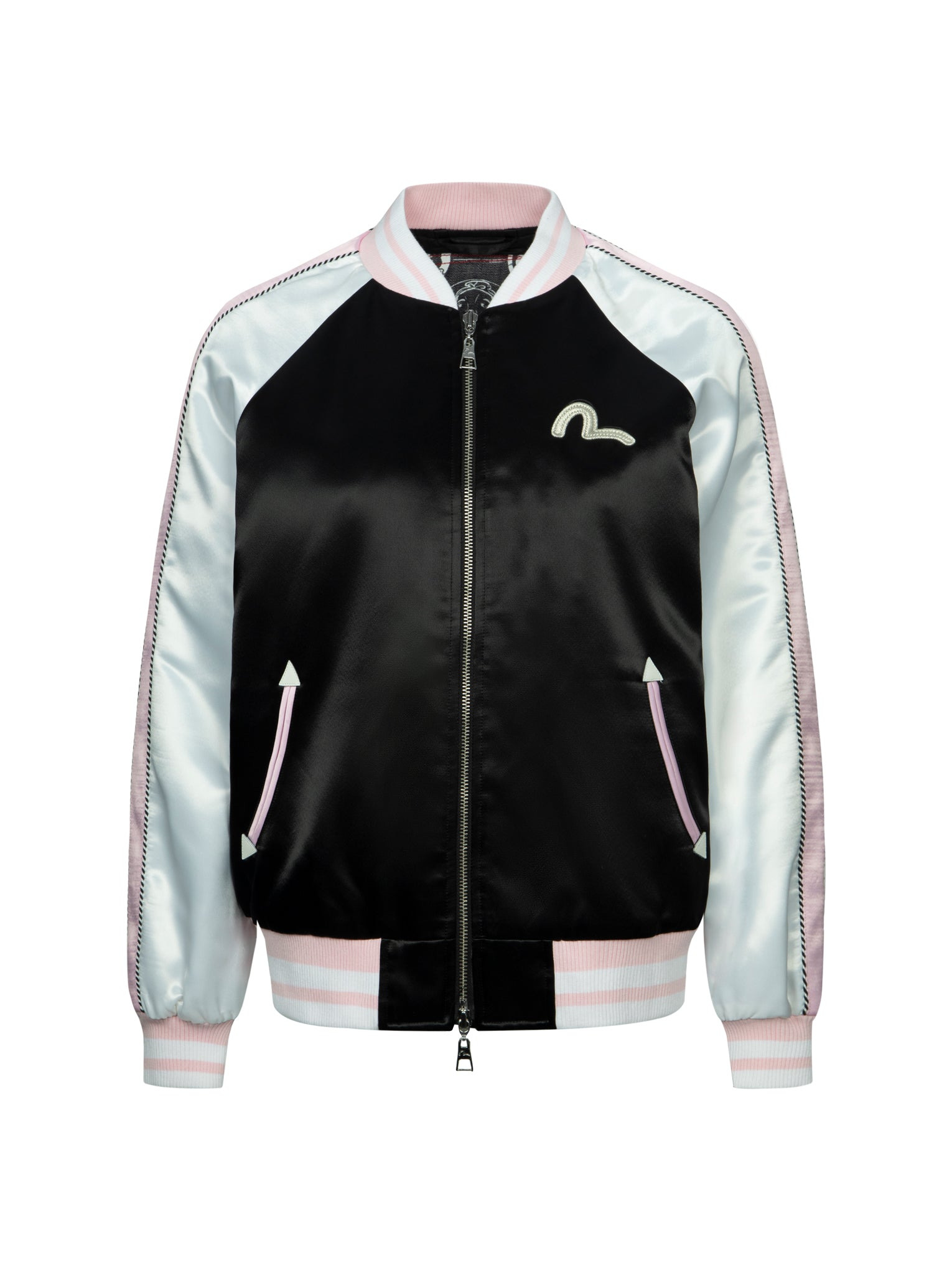 LOGO EMBROIDERY LOOSE FIT SOUVENIR JACKET - 13