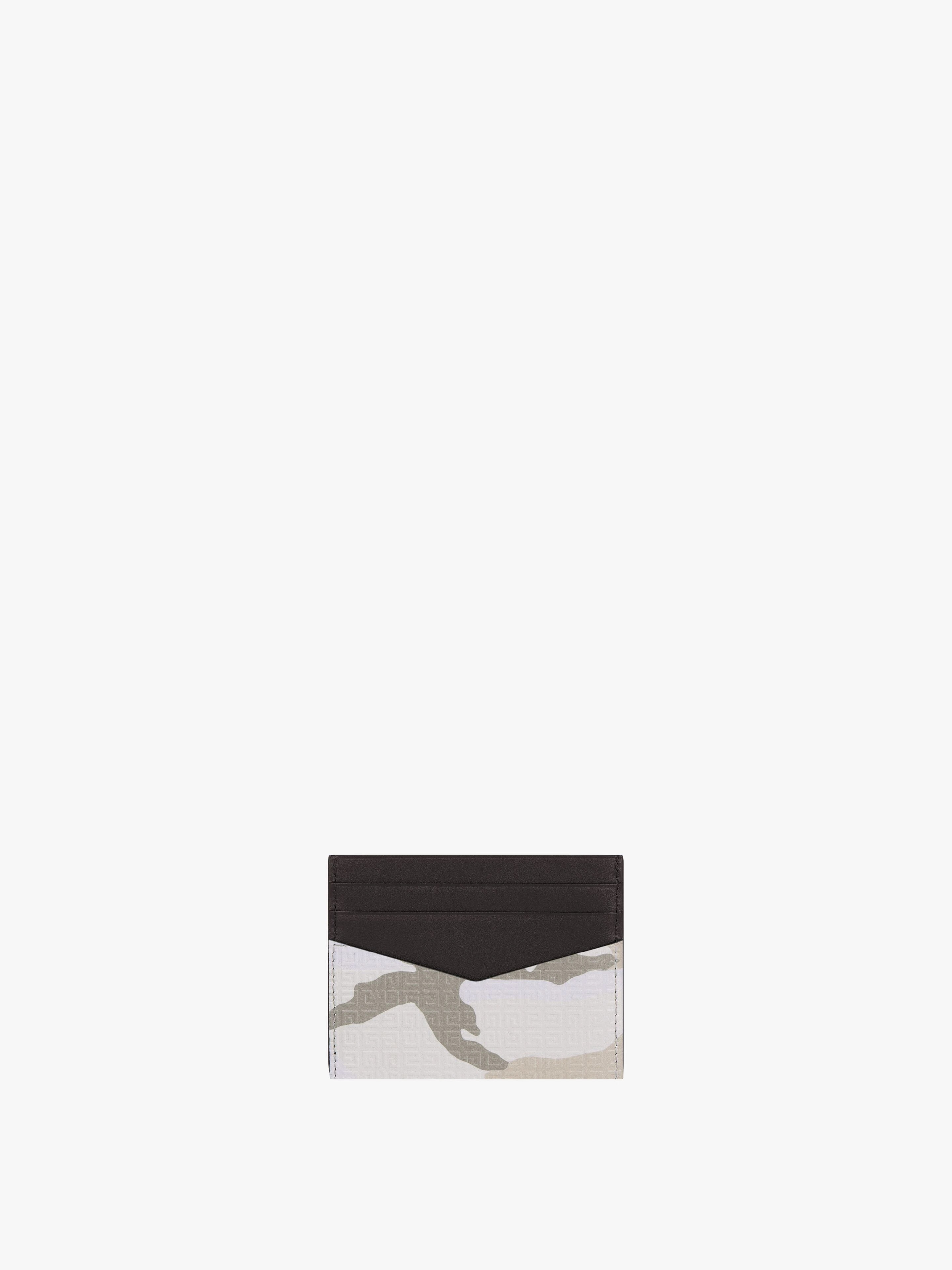 GIVENCHY CARD HOLDER IN 4G CAMO LEATHER - 3