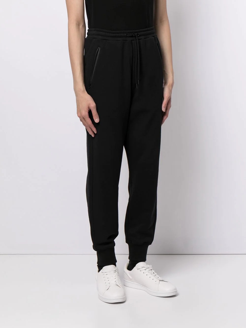 drawstring-waist track pants - 3