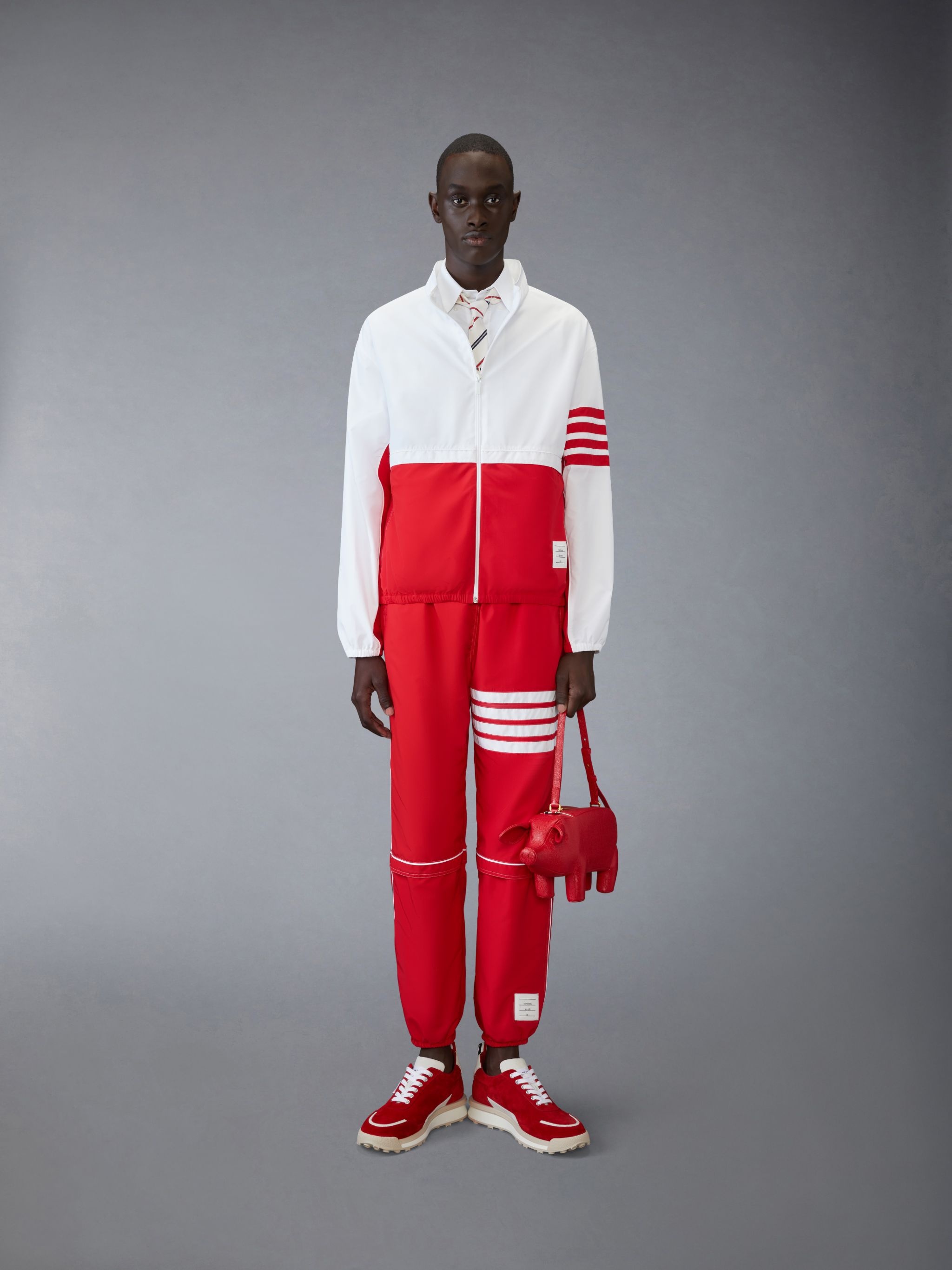 RIPSTOP 4-BAR COLOR BLOCK WINDBREAKER - 3
