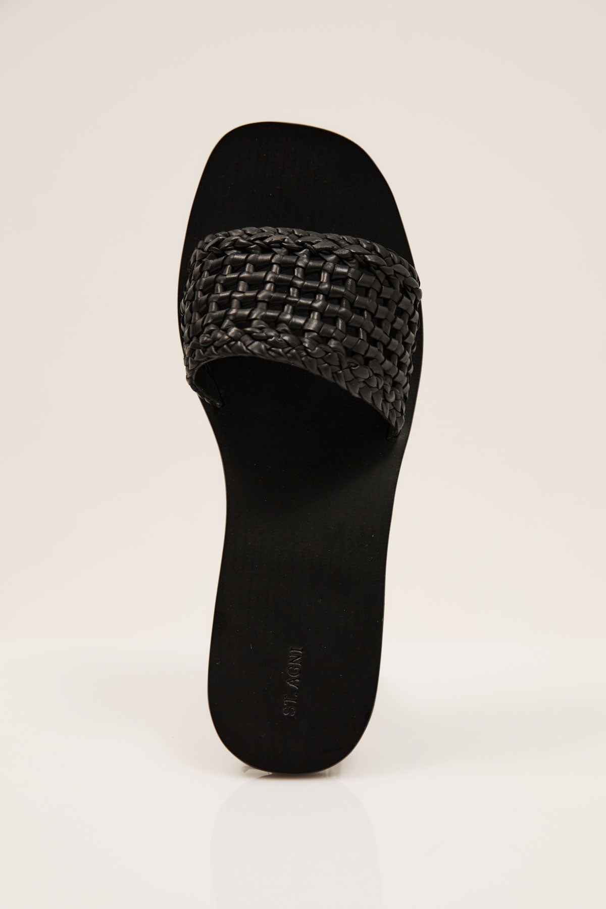 Macrame Mesh Slides - Black - 2