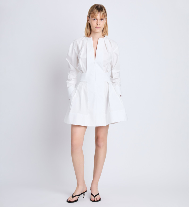 Proenza Schouler Eileen Dress in Eco Poplin outlook