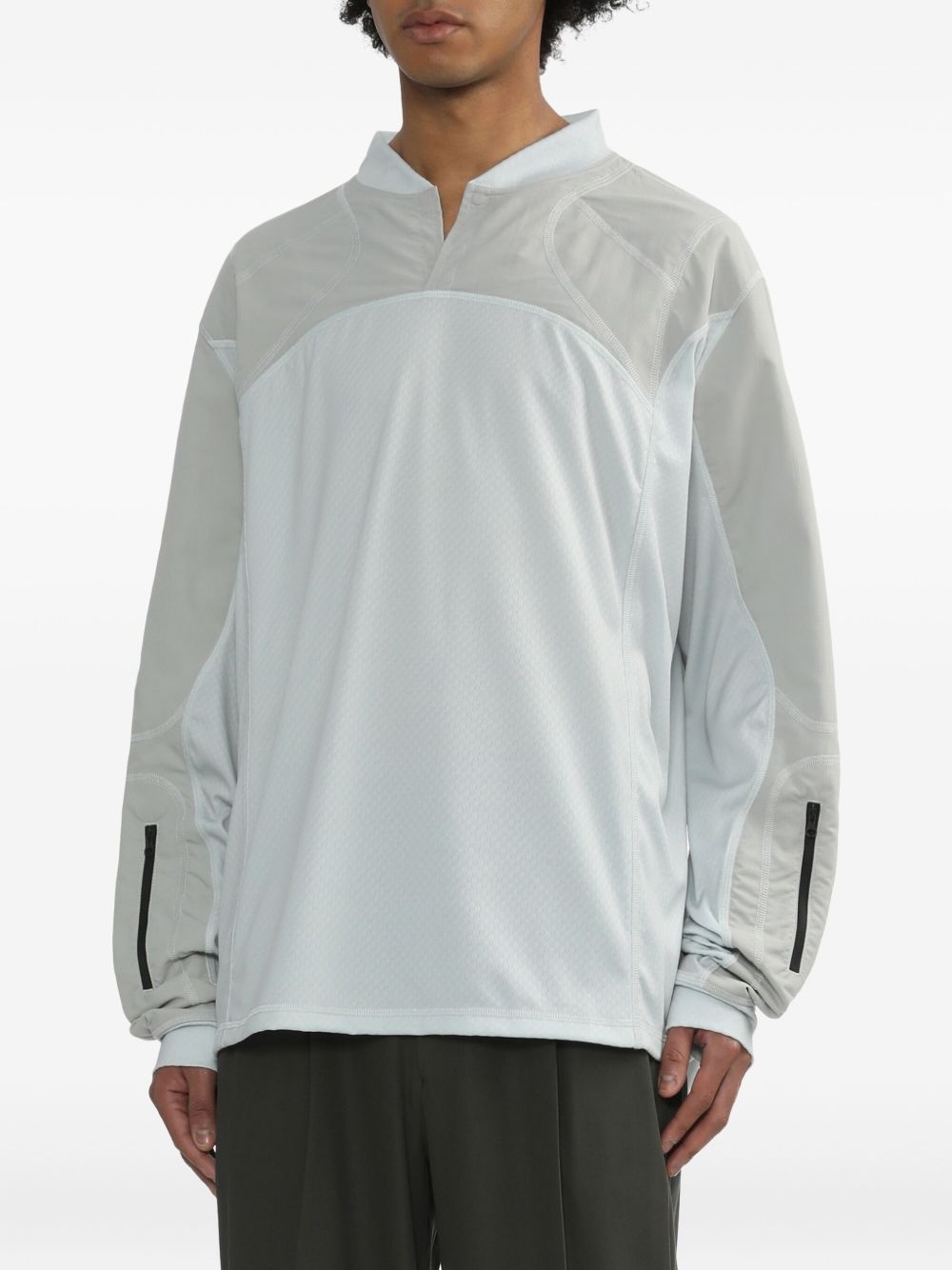Combact panelled long-sleeve top - 3