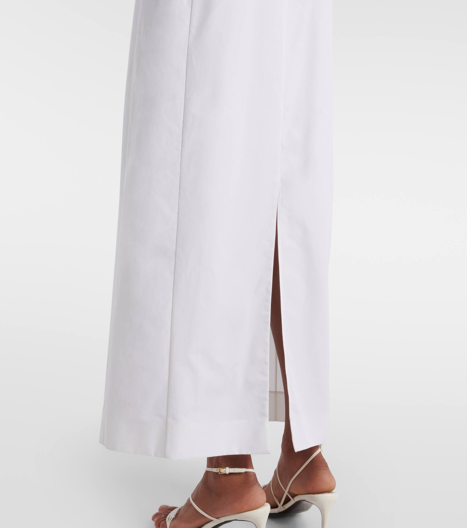 Tulula silk poplin slip dress - 5