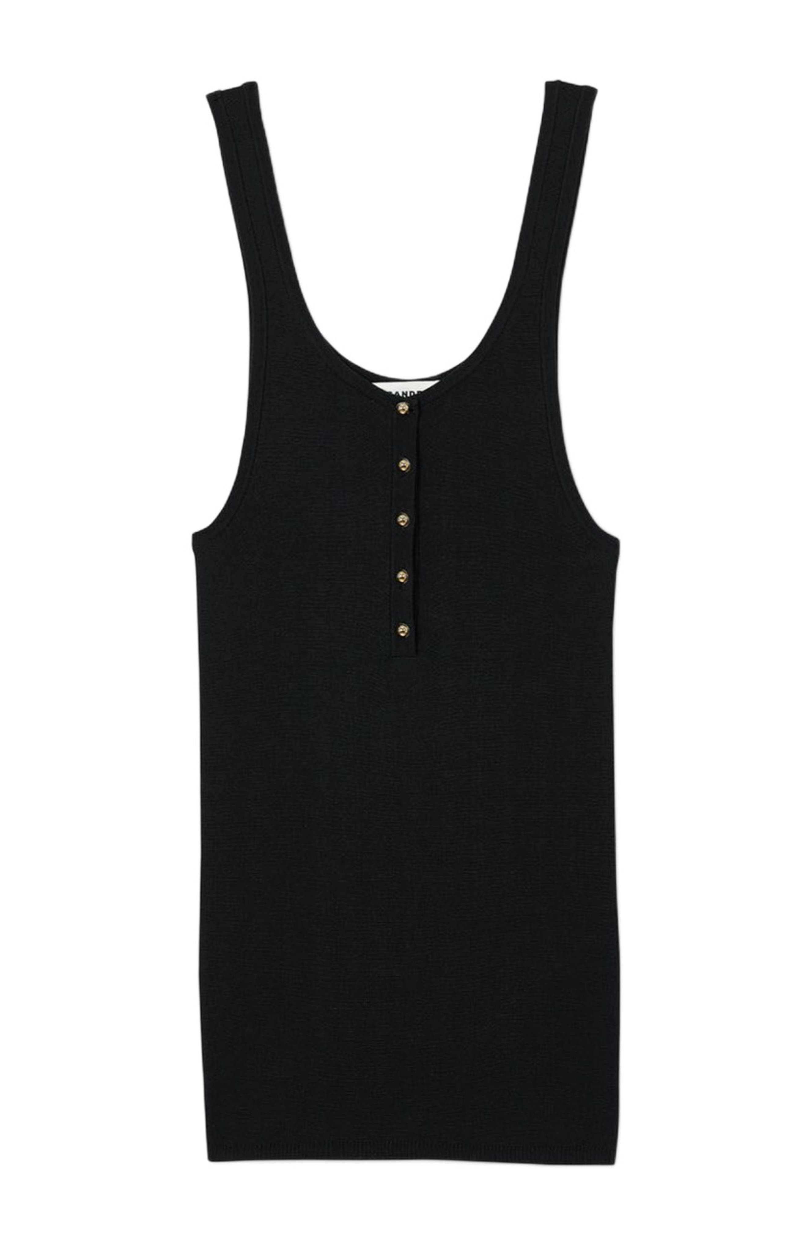 SANDRO Rib knit vest top in Black at Nordstrom - 5