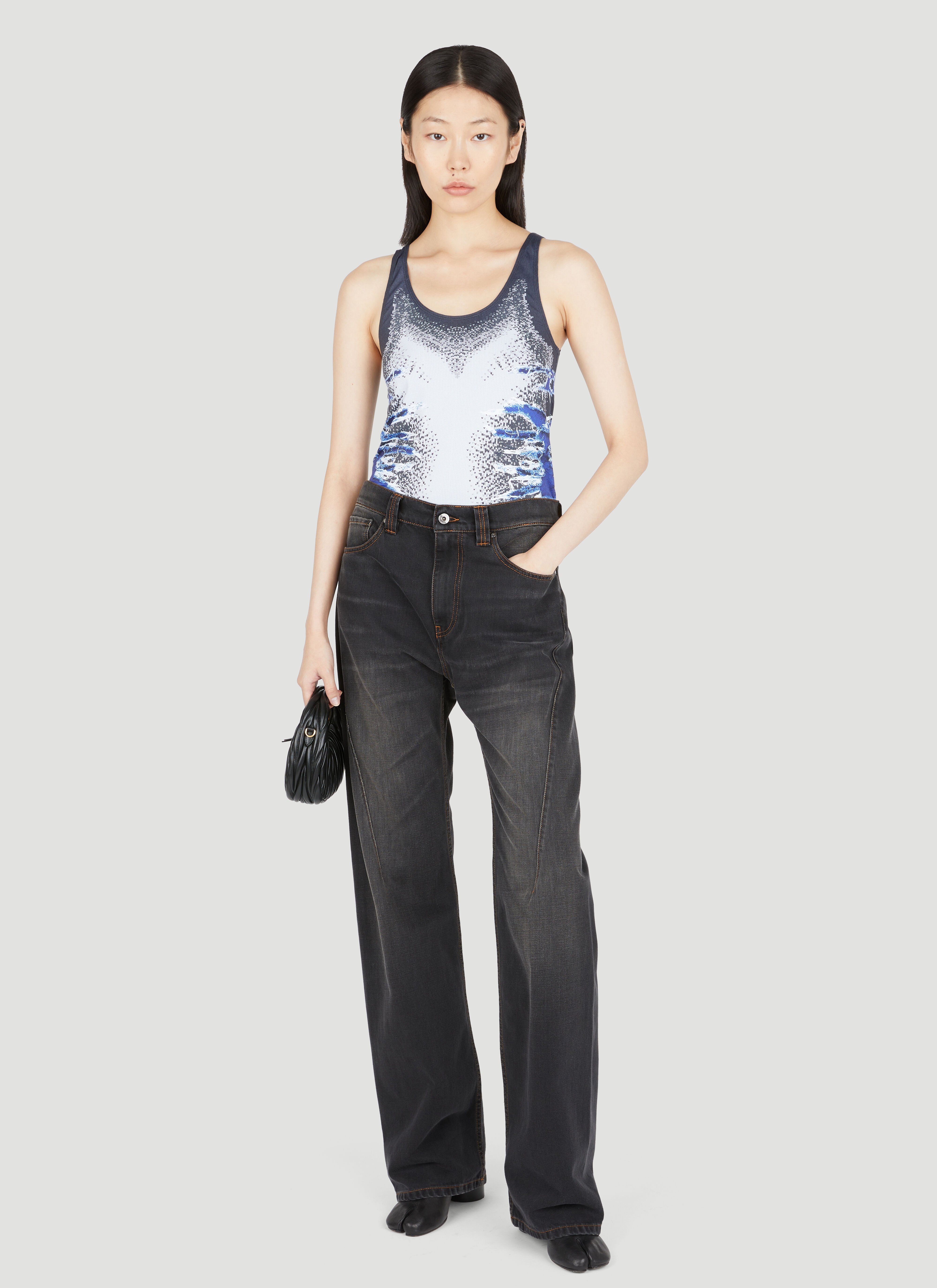 Whisker Print Tank Top - 2
