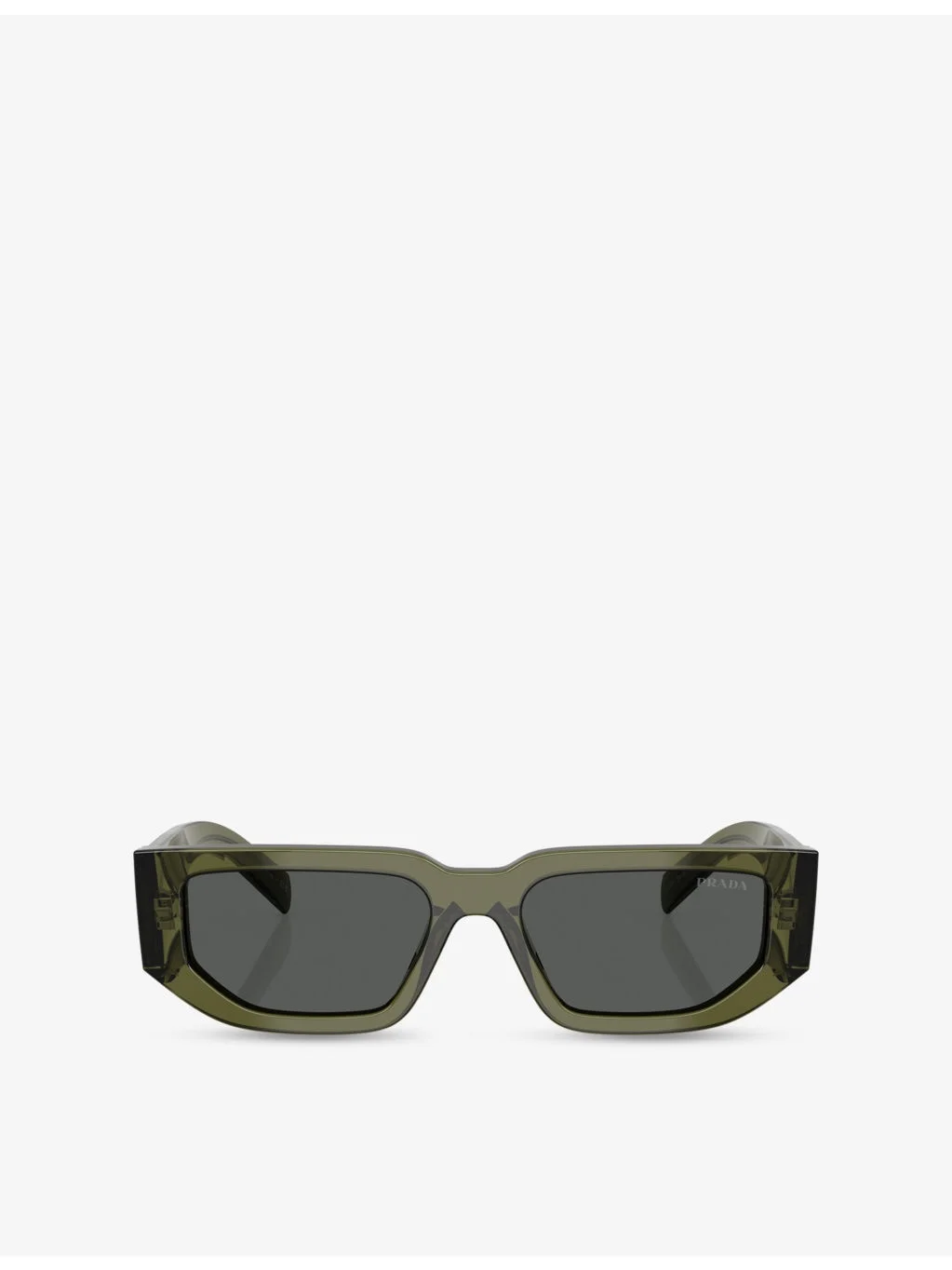 PR 09ZS Rectangle-Frame Acetate Sunglasses - 1
