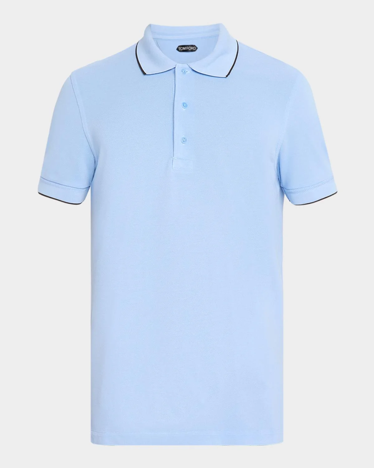 Men's Contrast-Trim Short-Sleeve Polo Shirt - 1