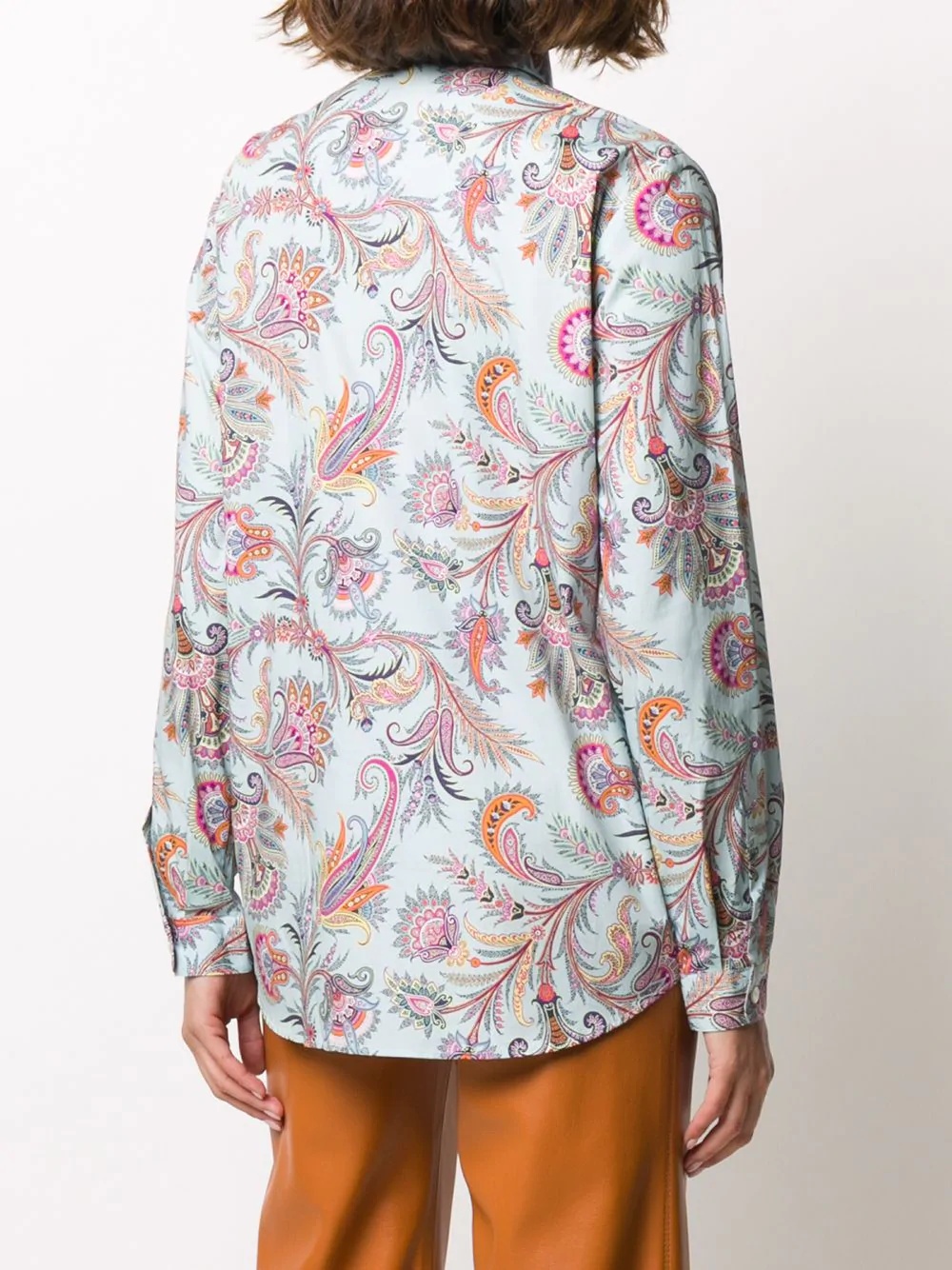 paisley print shirt - 4