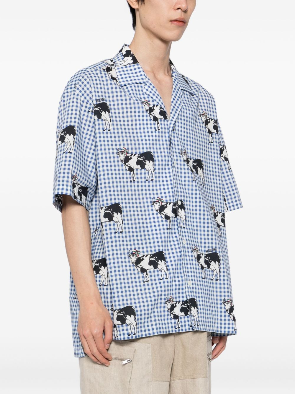 cow-printed shirt - 3