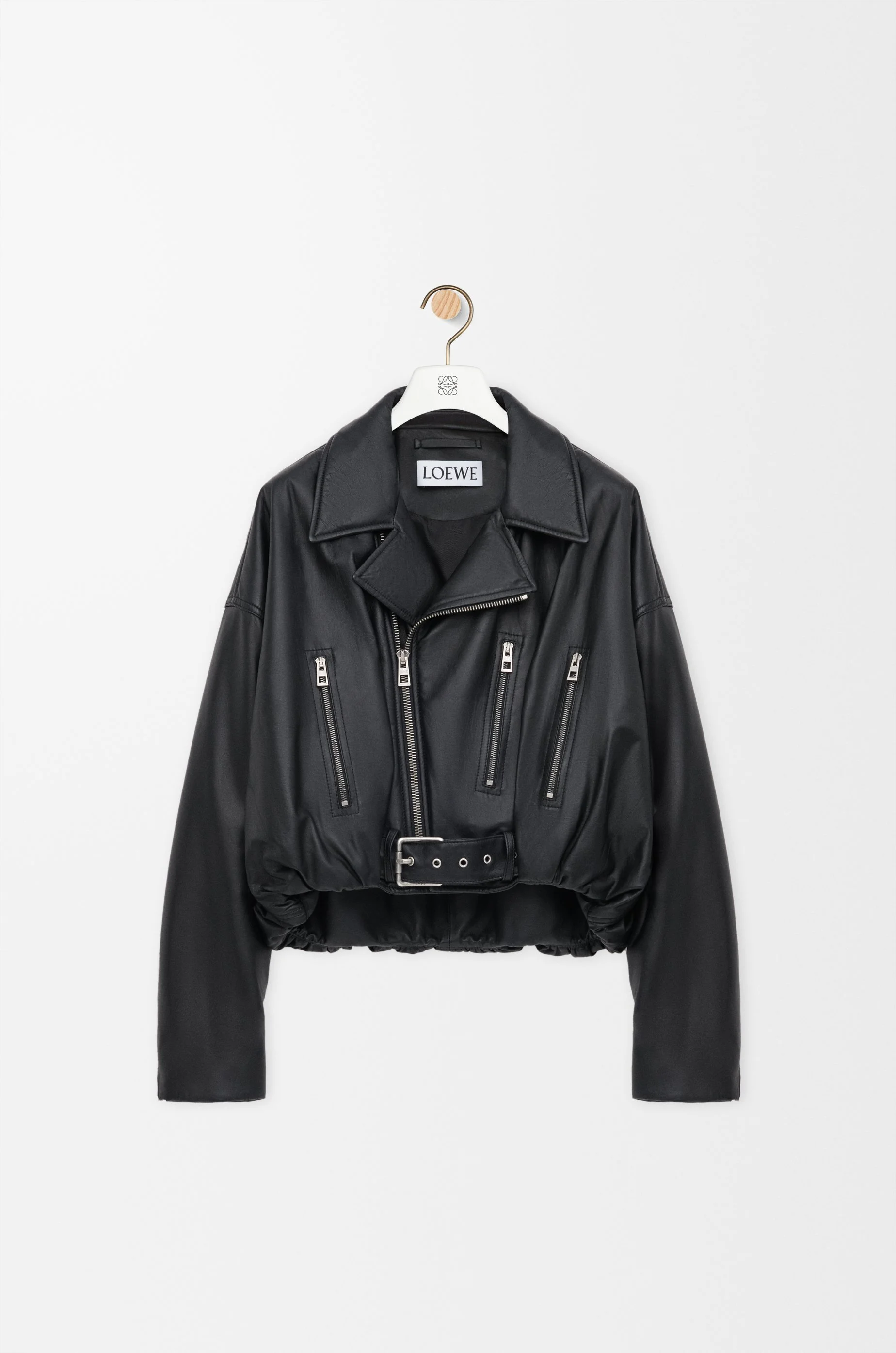 Biker jacket in nappa lambskin - 1