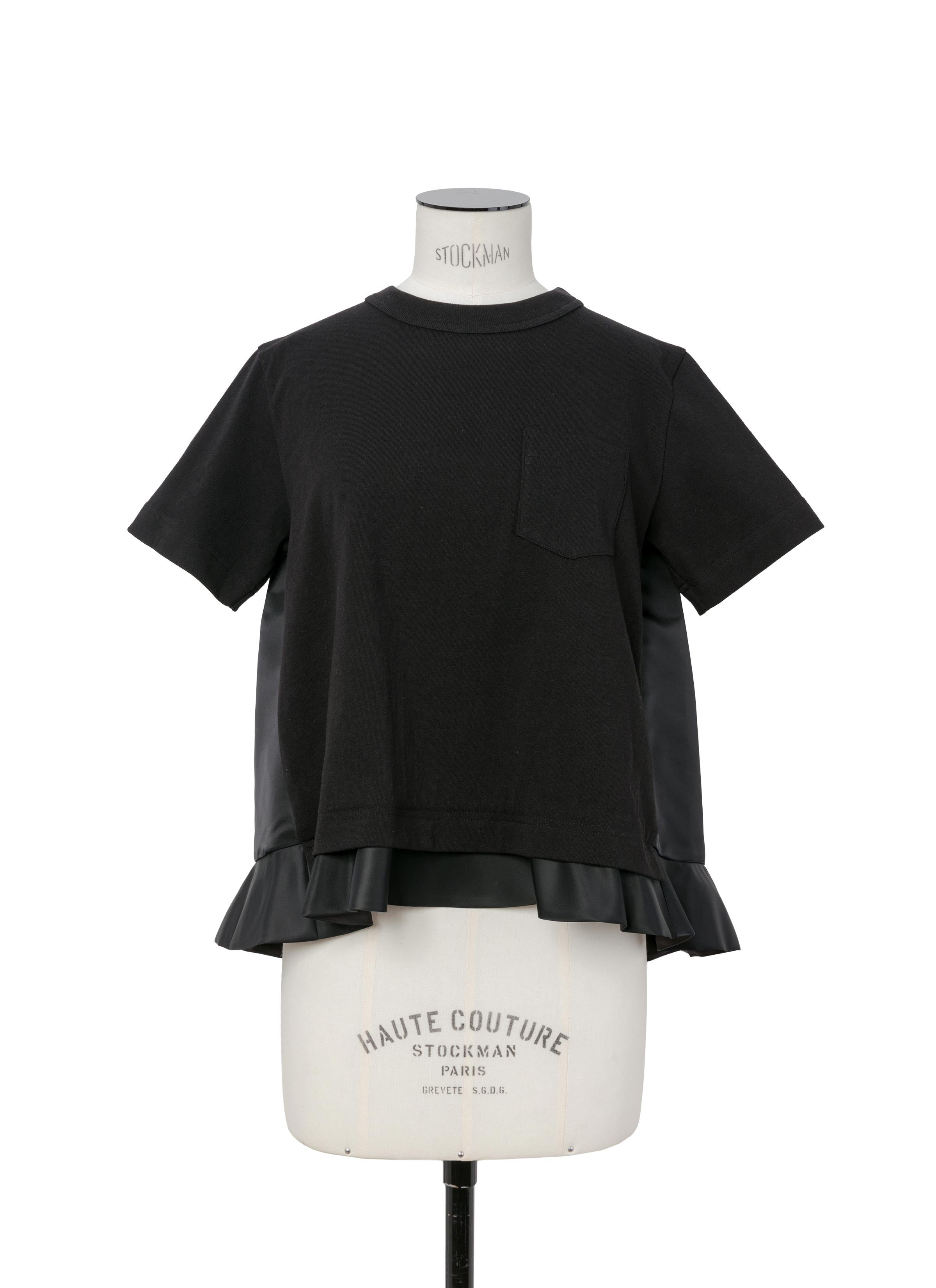 Nylon Twill x Cotton Jersey T-Shirt - 2