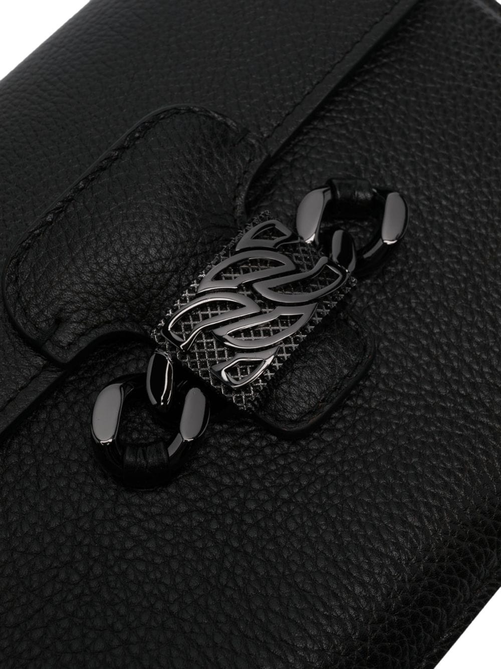 Mia leather crossbody bag - 4
