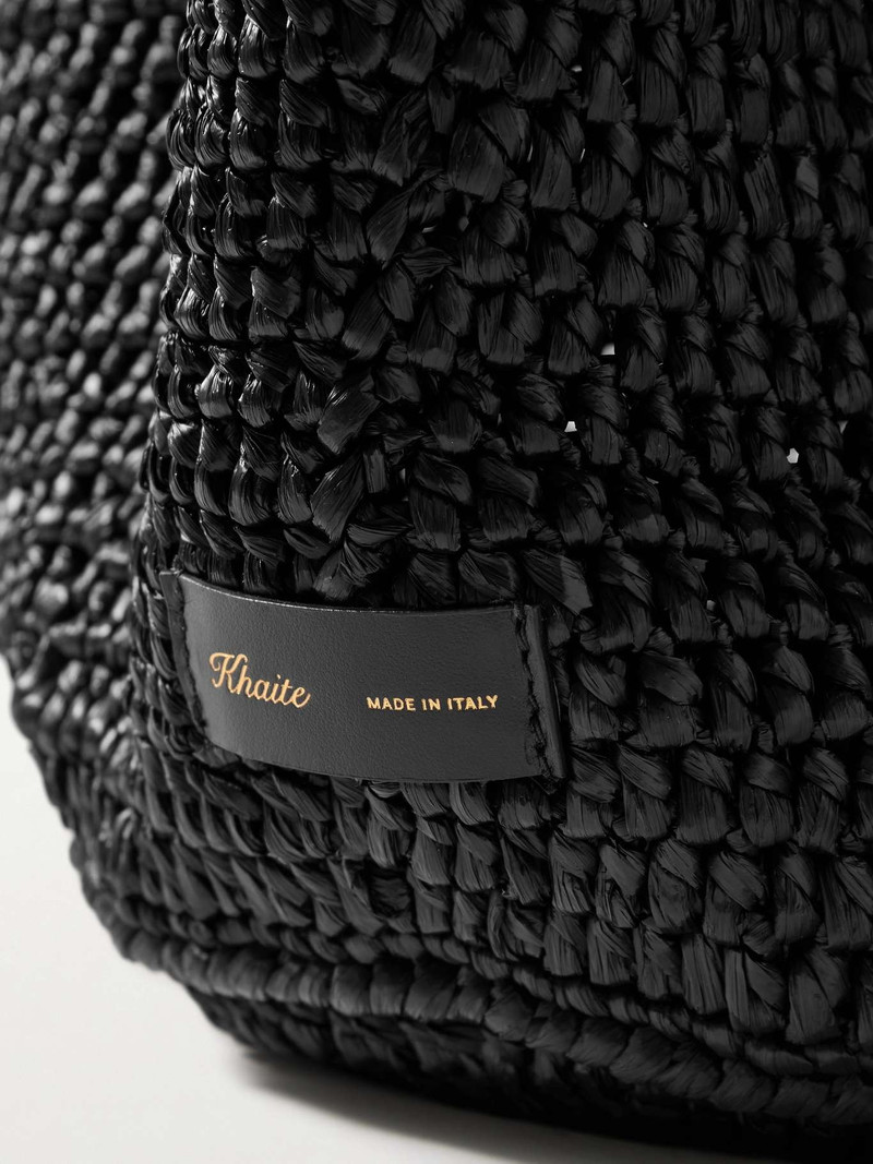 Lotus medium raffia tote 4