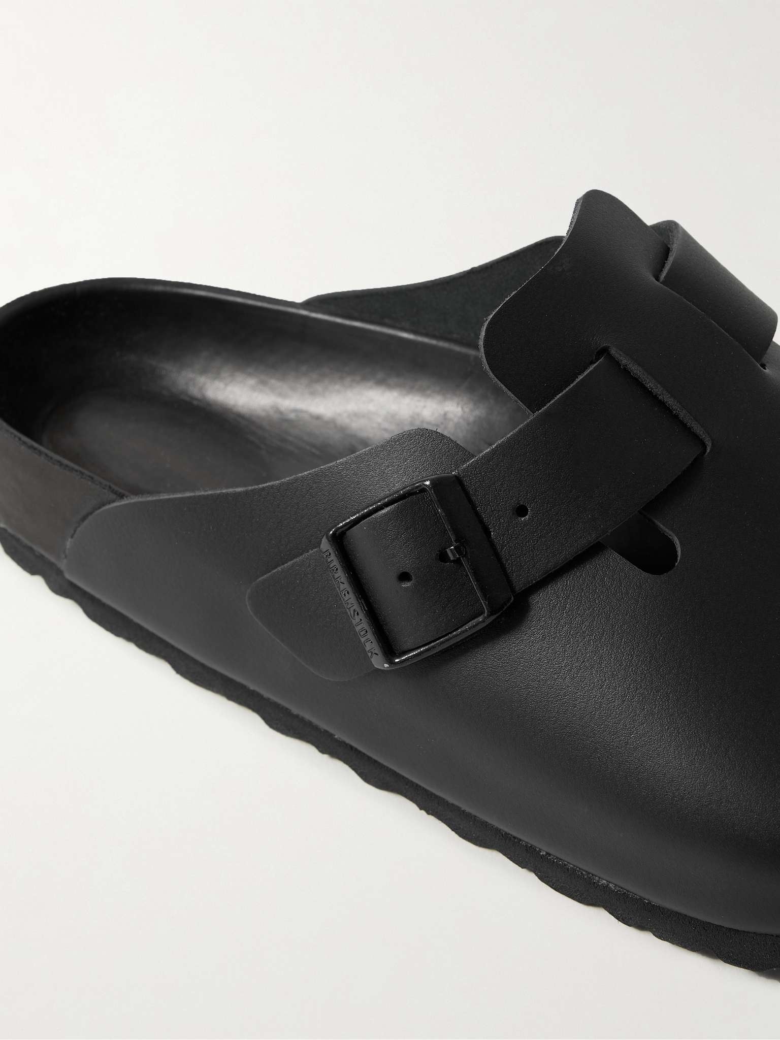 Boston Exquisite Leather Clogs - 6