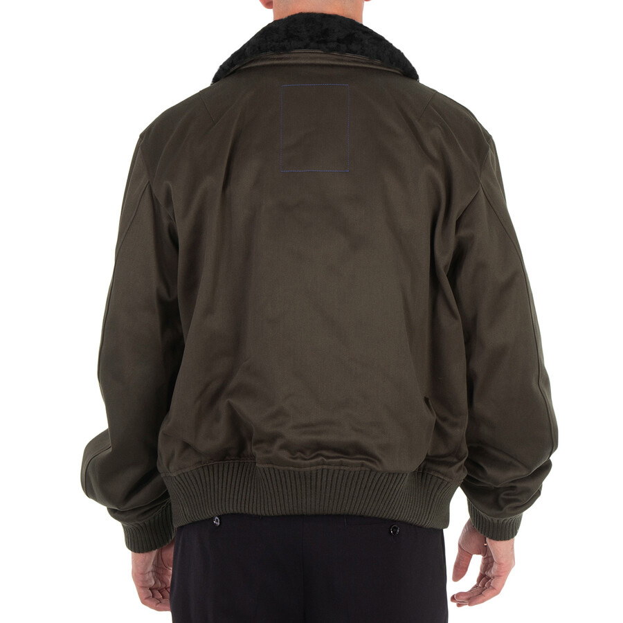 Burberry Zipped Shearling-Collar Bomber Jacket - 3