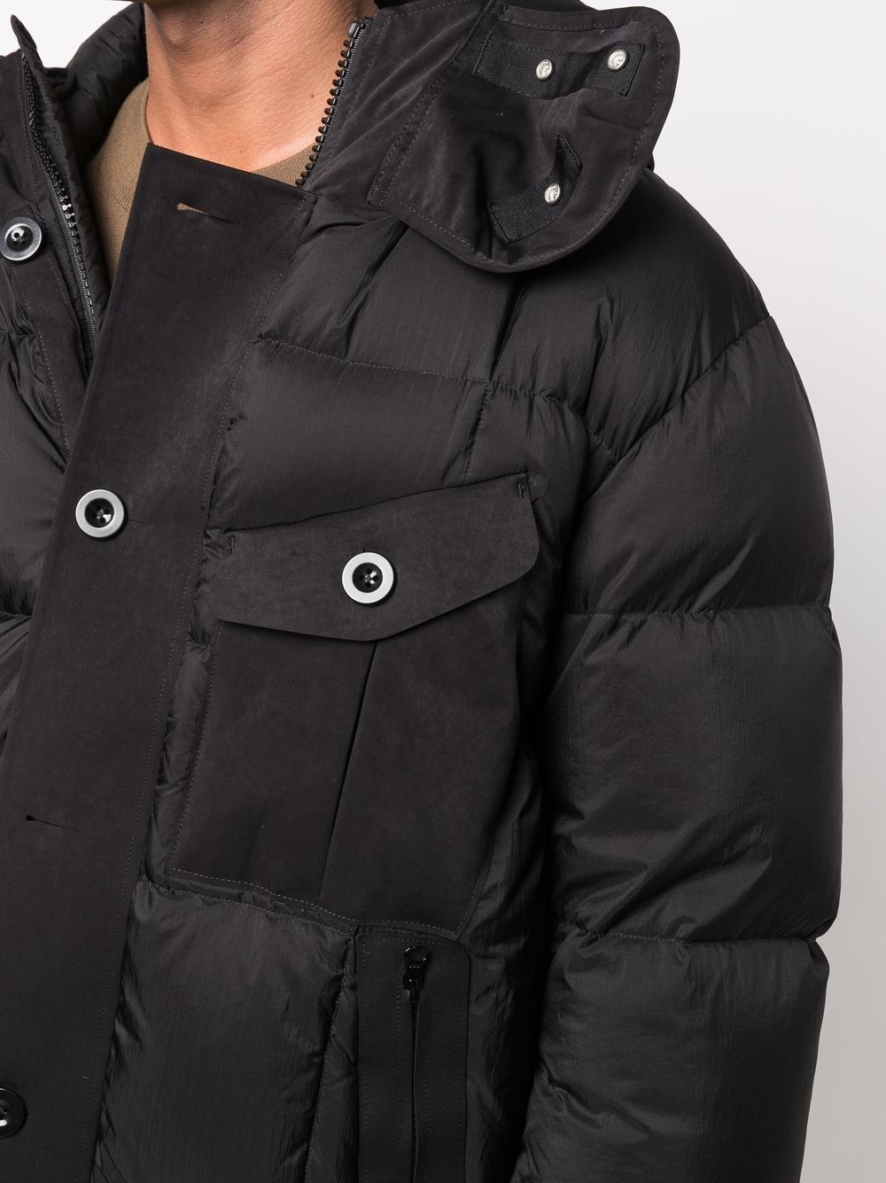 hooded padded jacket - 5