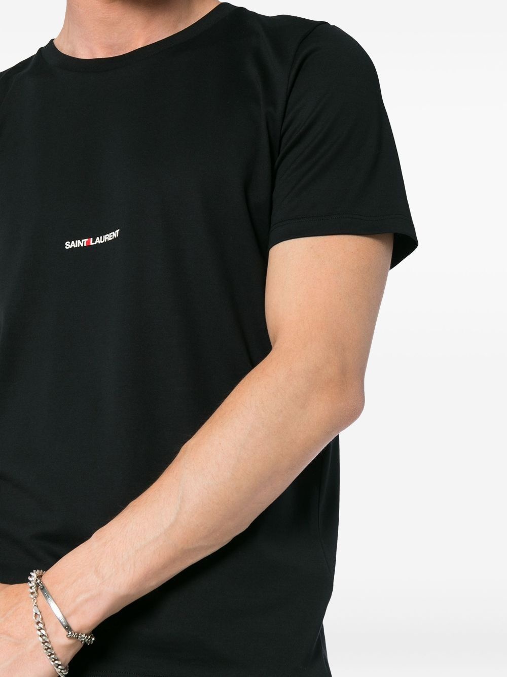 logo-print cotton t-shirt - 4