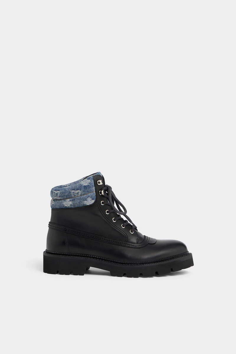 D2 MONOGRAM ANKLE BOOTS - 1