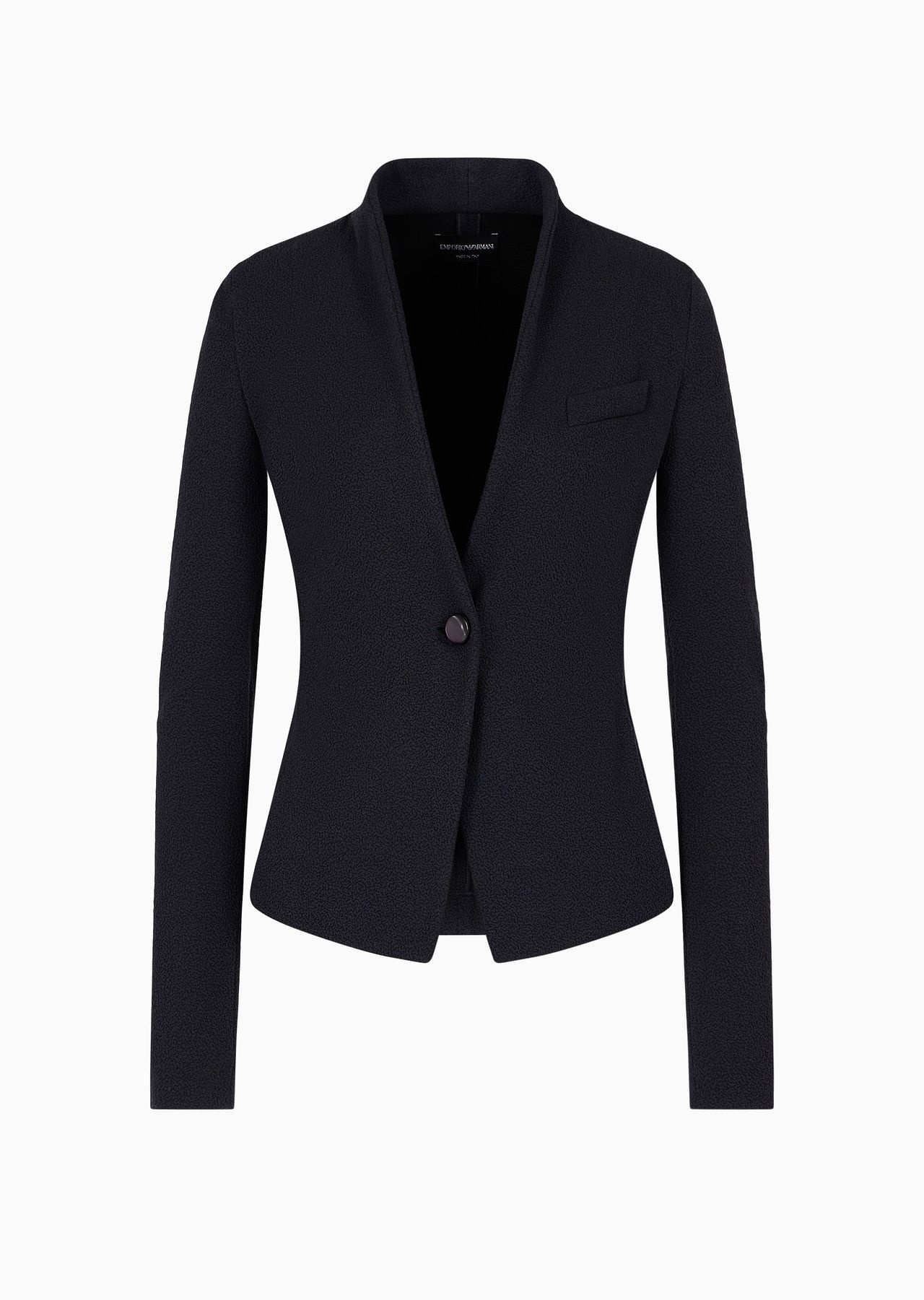 Single-breasted jacket in jacquard - 1