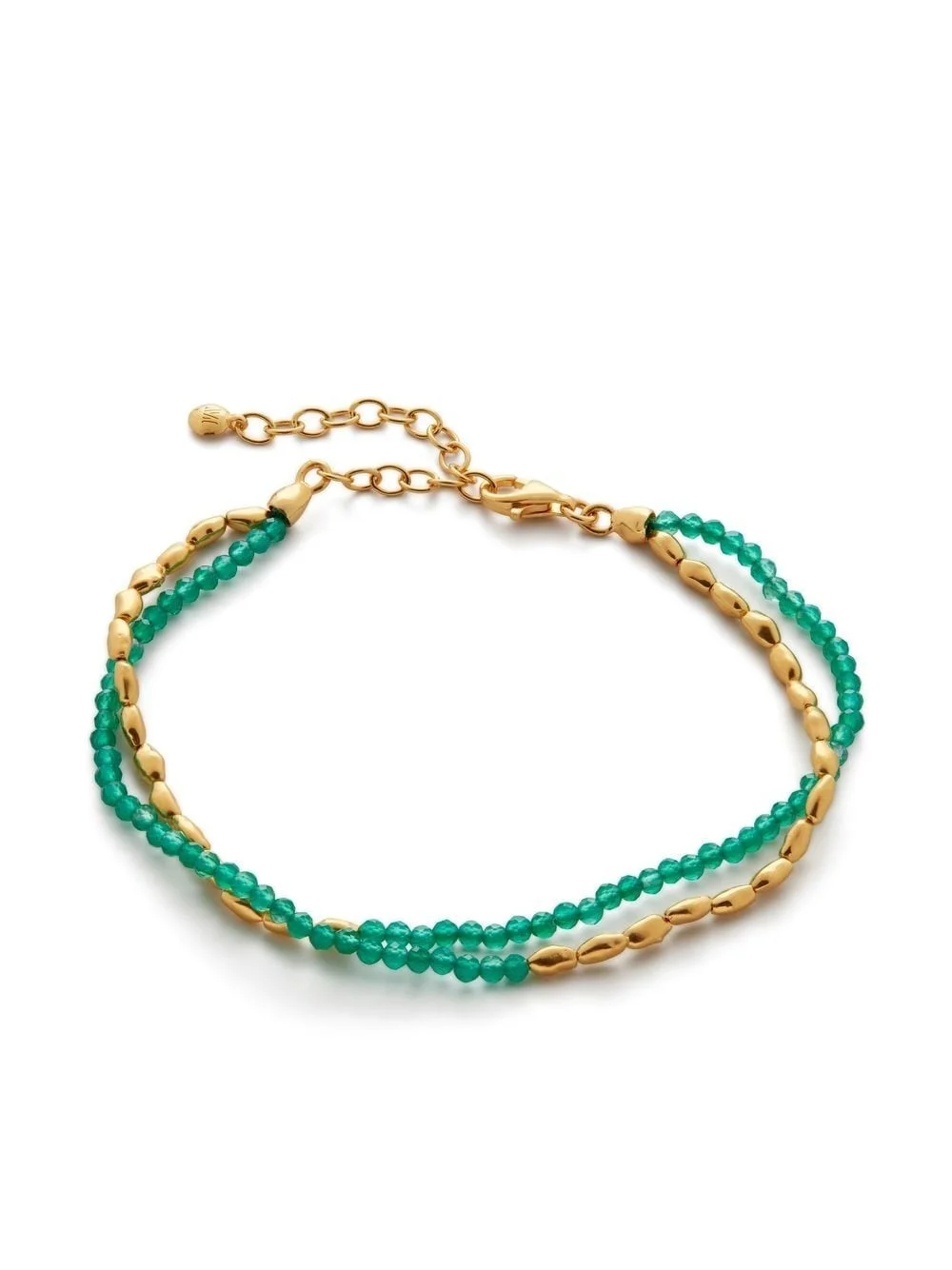 Mini Nugget Gemstone Beaded Bracelet - 1