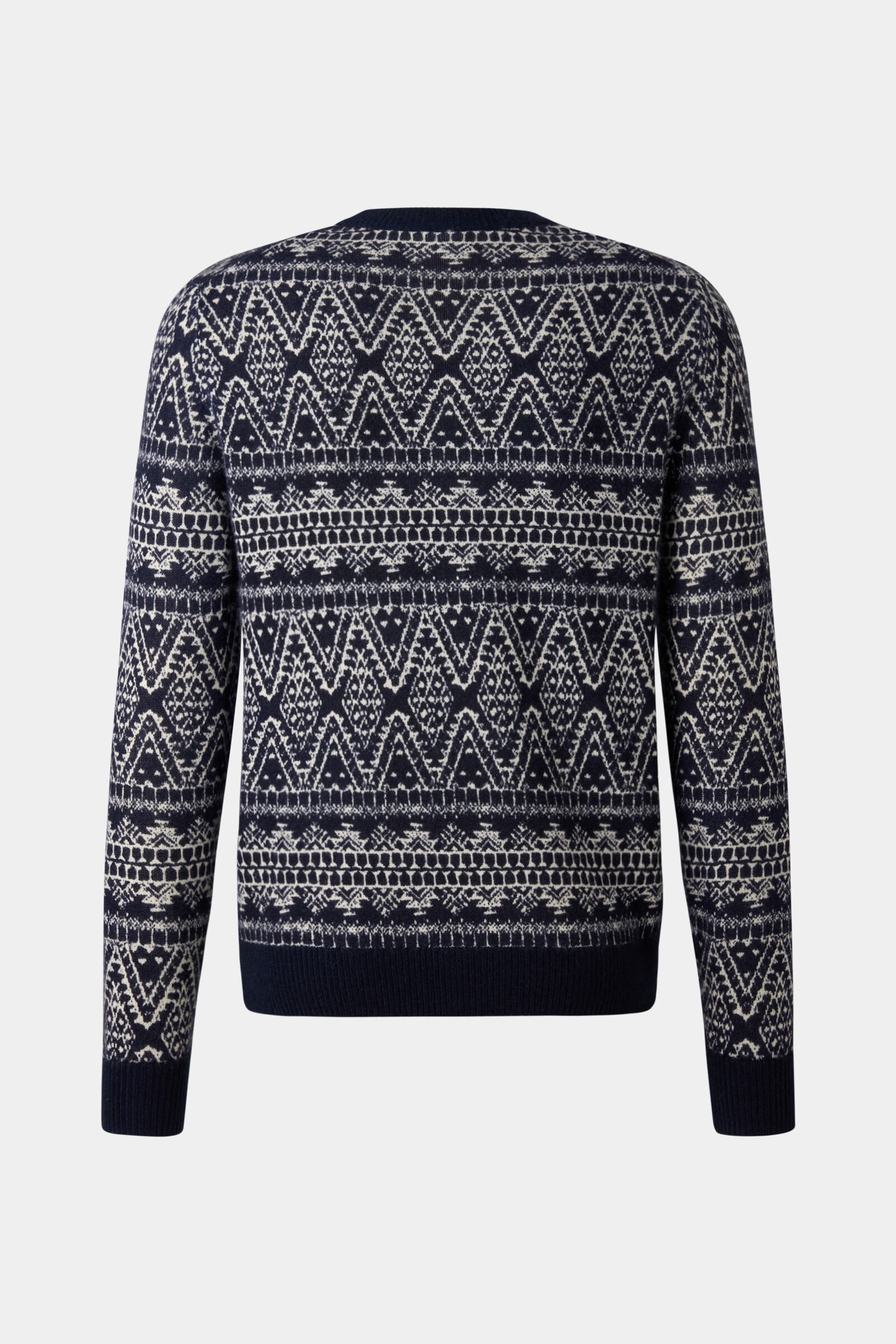Draco Sweater in Navy blue/Off-white - 2