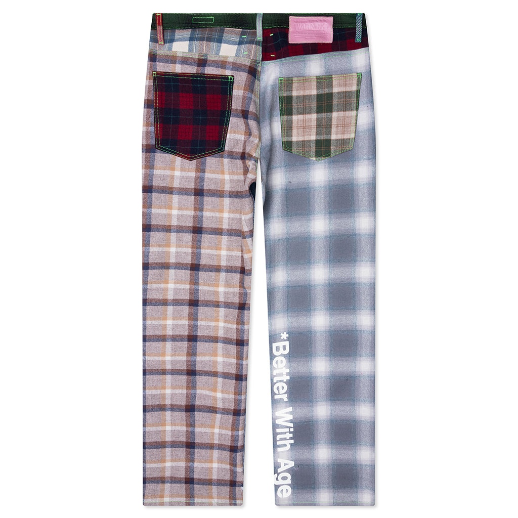 *BETTER WITH AGE X PENDLETON NEWPORT MIXED MEDIA TROUSER - MULTI - 2