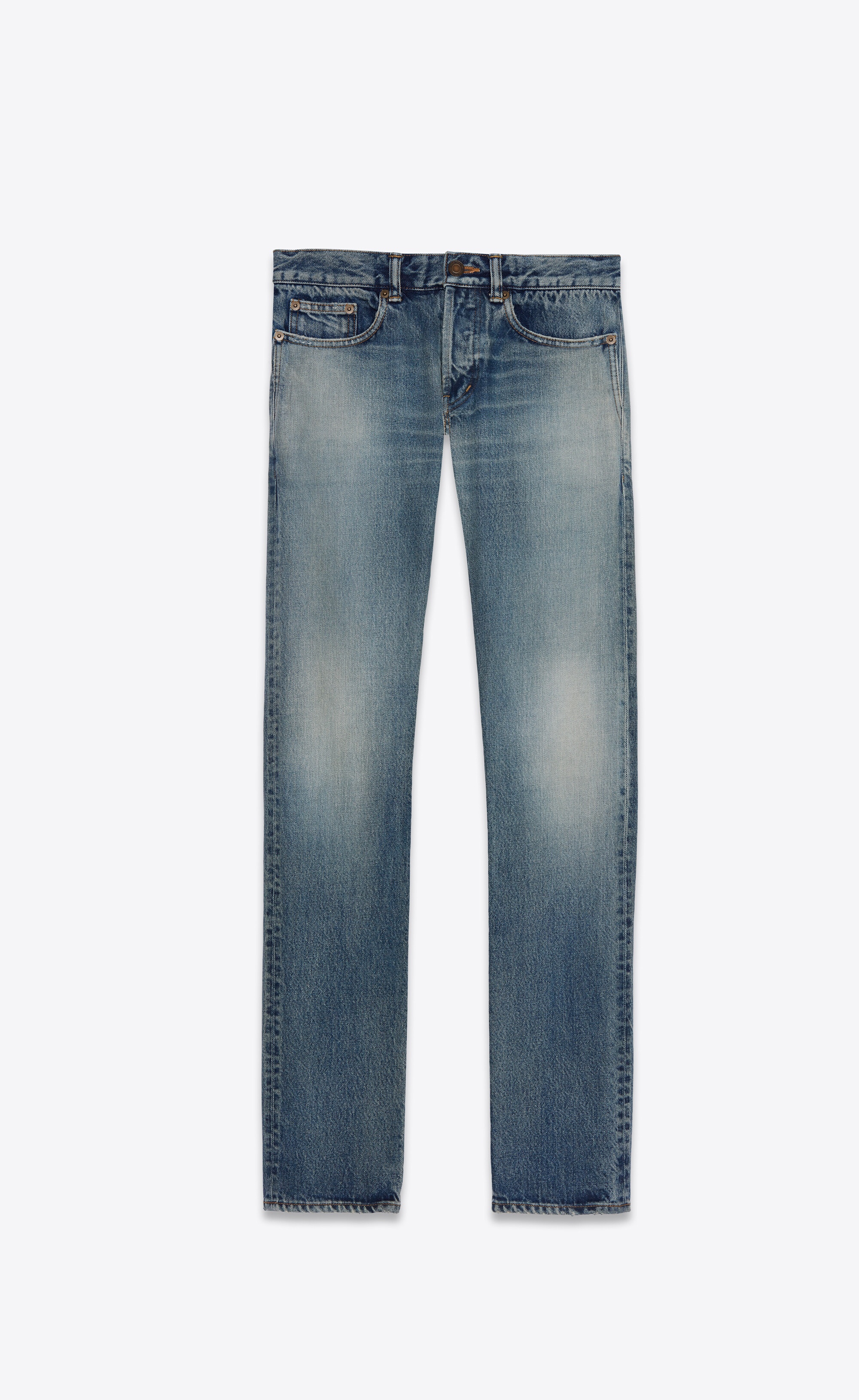 slim-fit jeans in indigo sky blue denim - 1