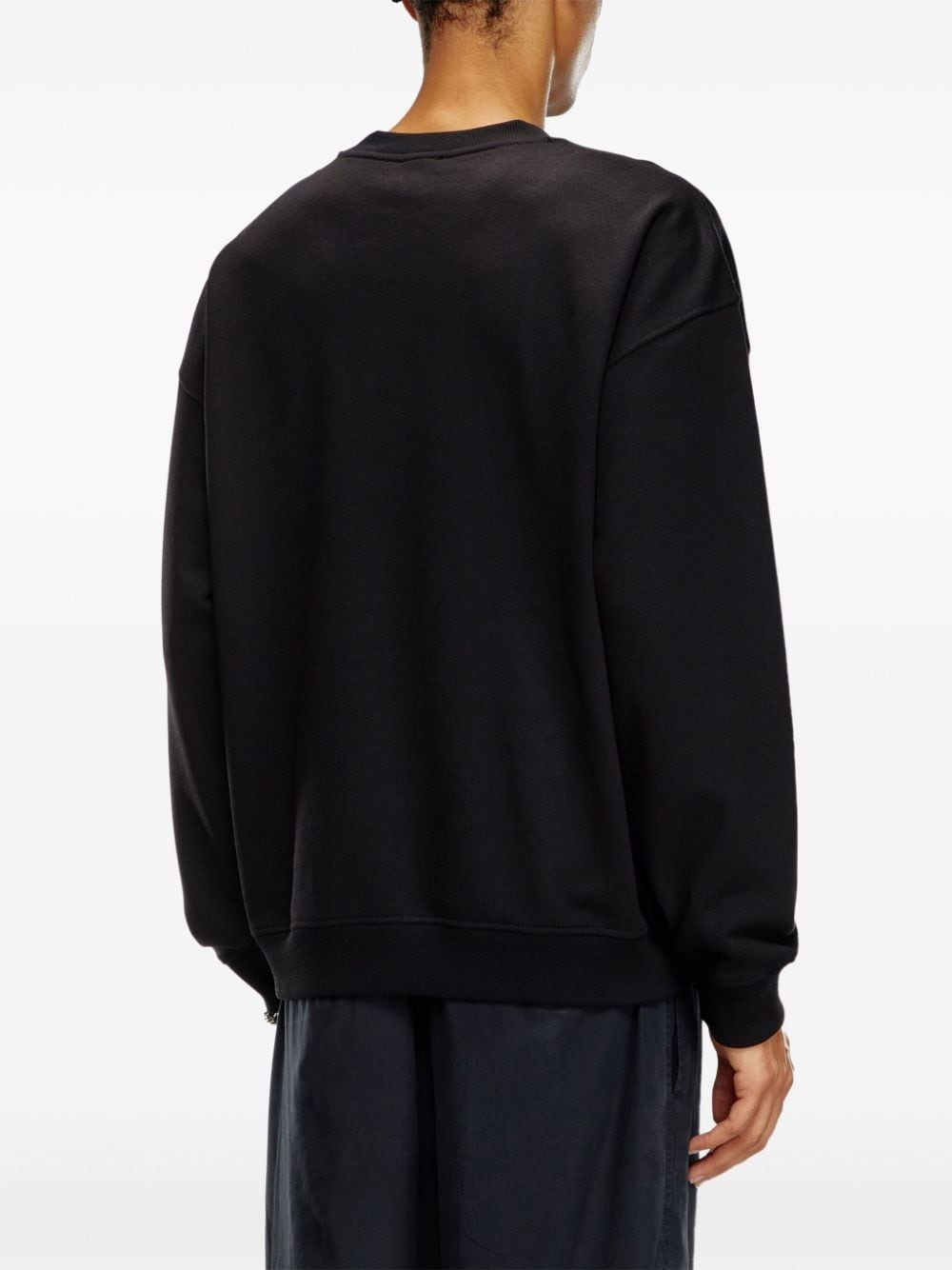 logo cut-out sweatshirt - 4