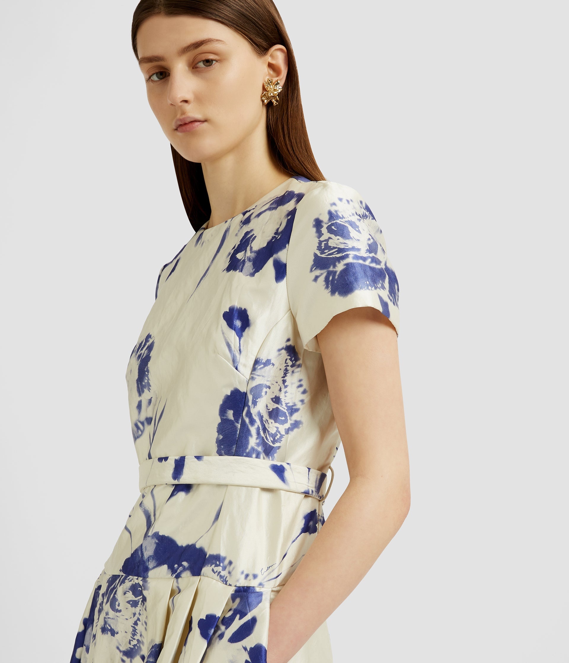 SHORT SLEEVE COCKTAIL DRESS - 5