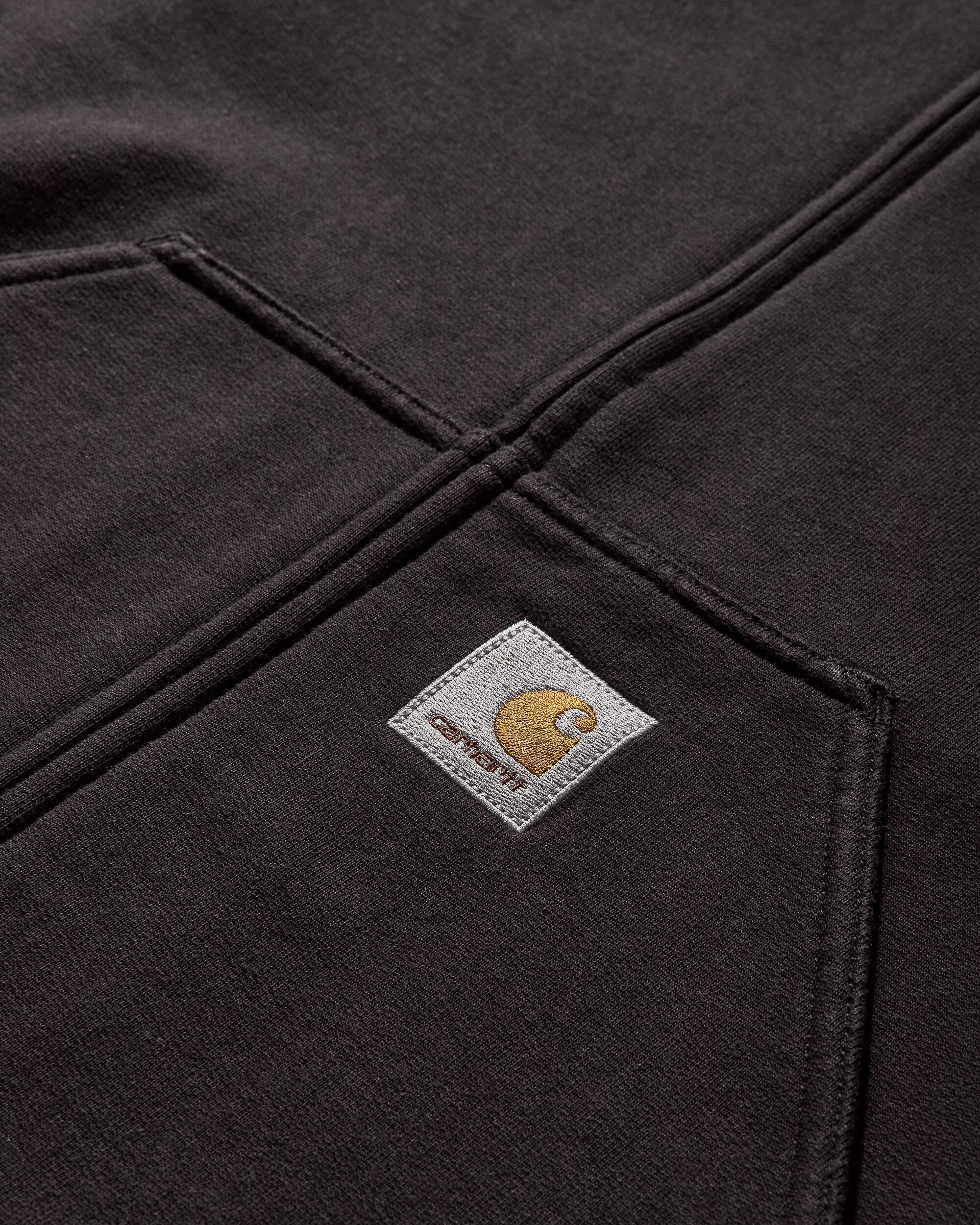 Men's Active Sweat Jacket Black (Stone Washed) - 4