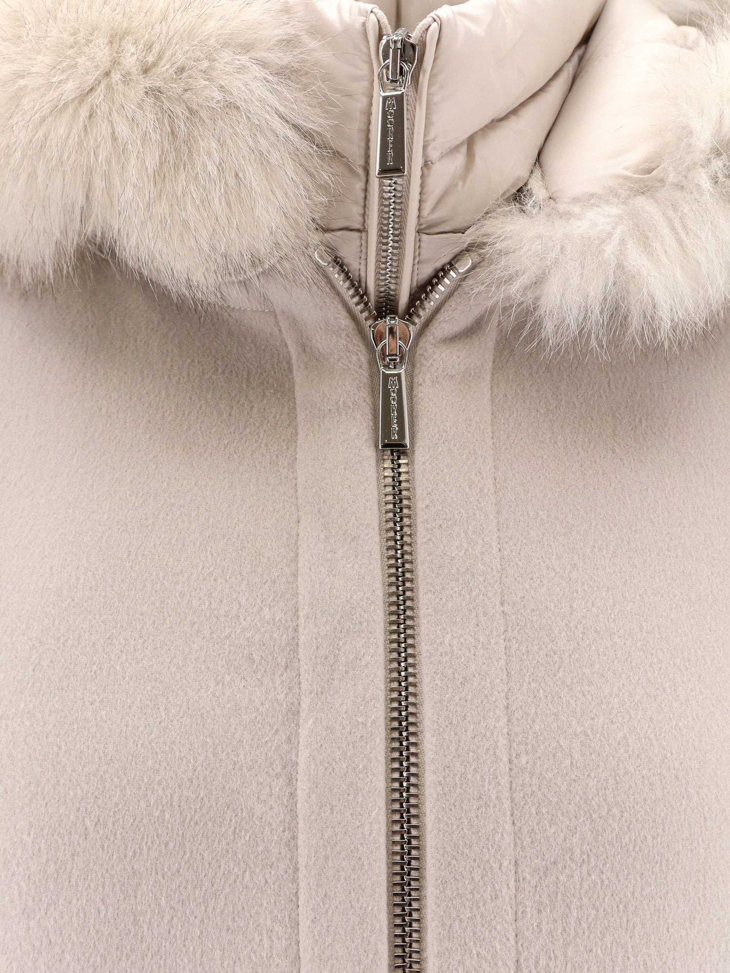 MOORER - Moorer Pegaso-Cwr Sleeveless Wool And Cashmere Coat - 3
