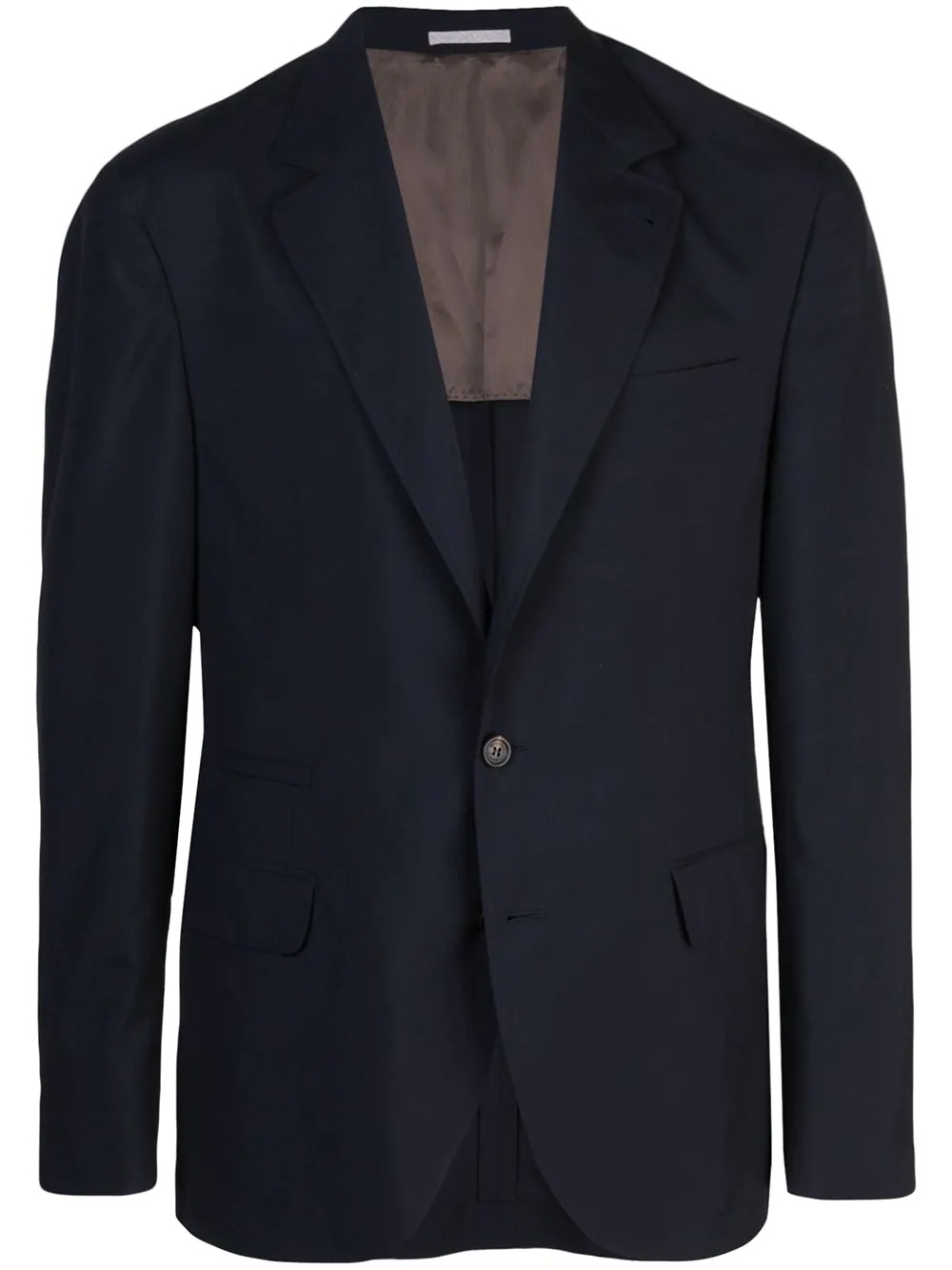 V-neck suit jacket - 1