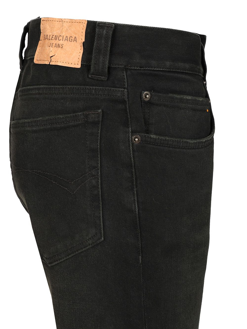 Slim Fit Bootcut Jeans Black - 4