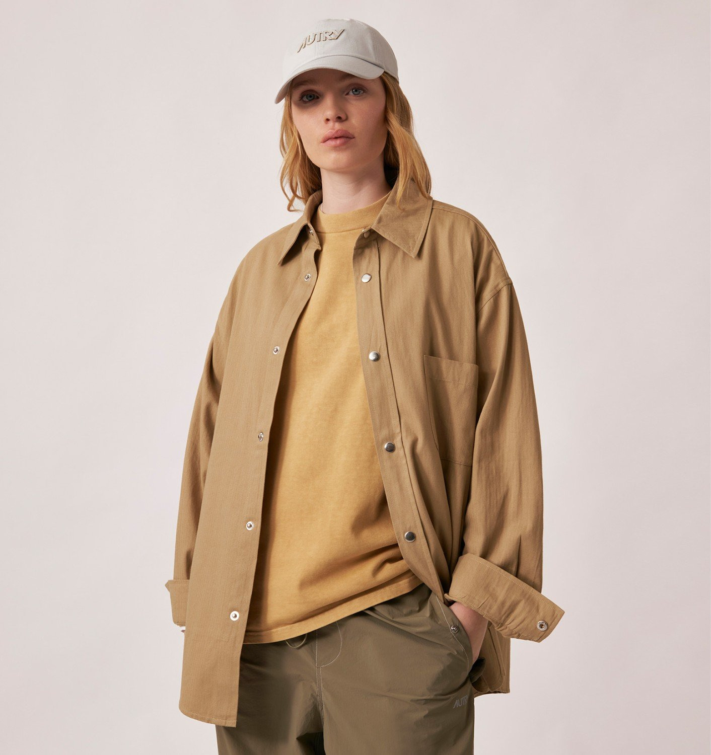 UNISEX HERRINGBONE OVERSHIRT - 2