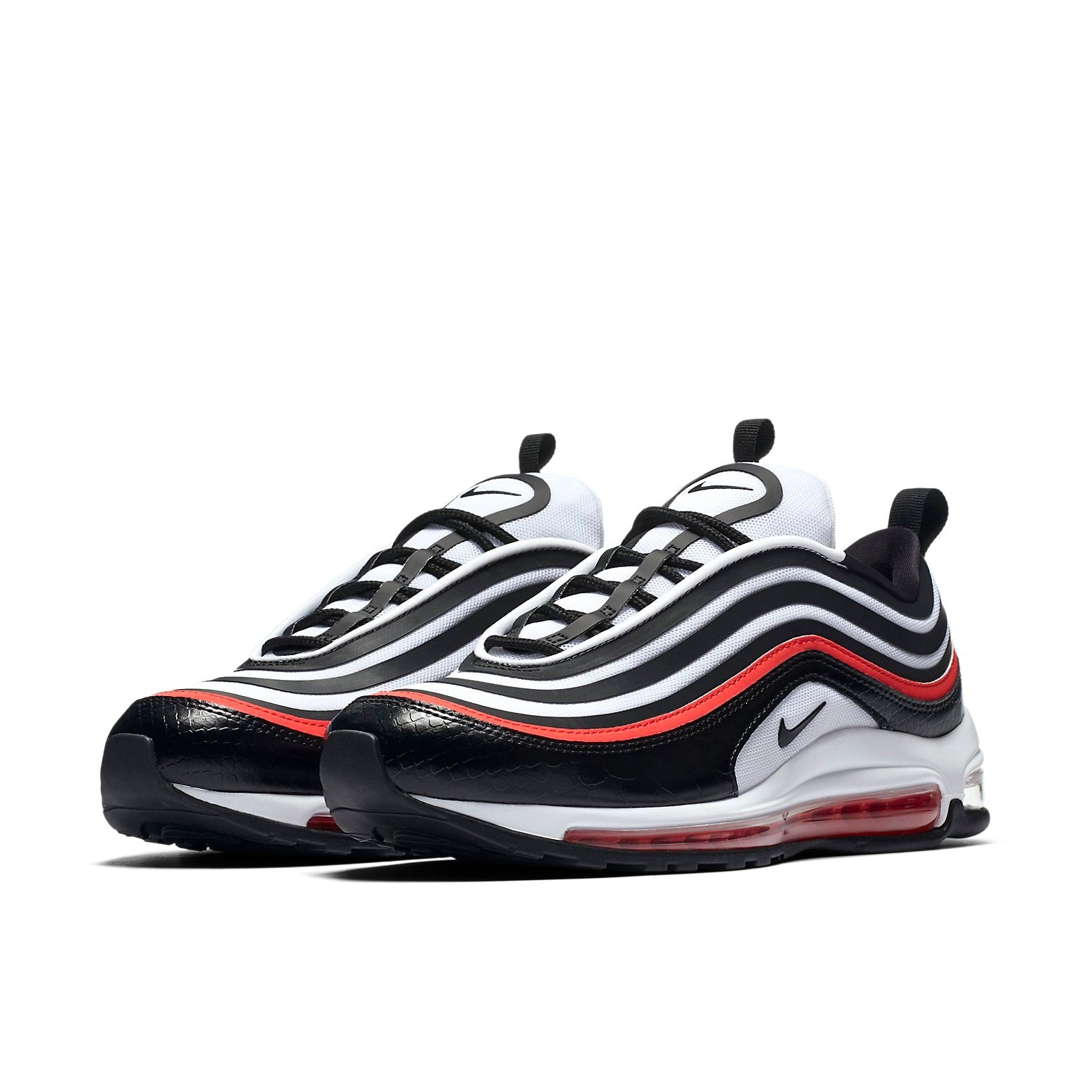 (WMNS) Nike Air Max 97 Ultra 17 'Black White Habanero Red' AH6806-005 - 3