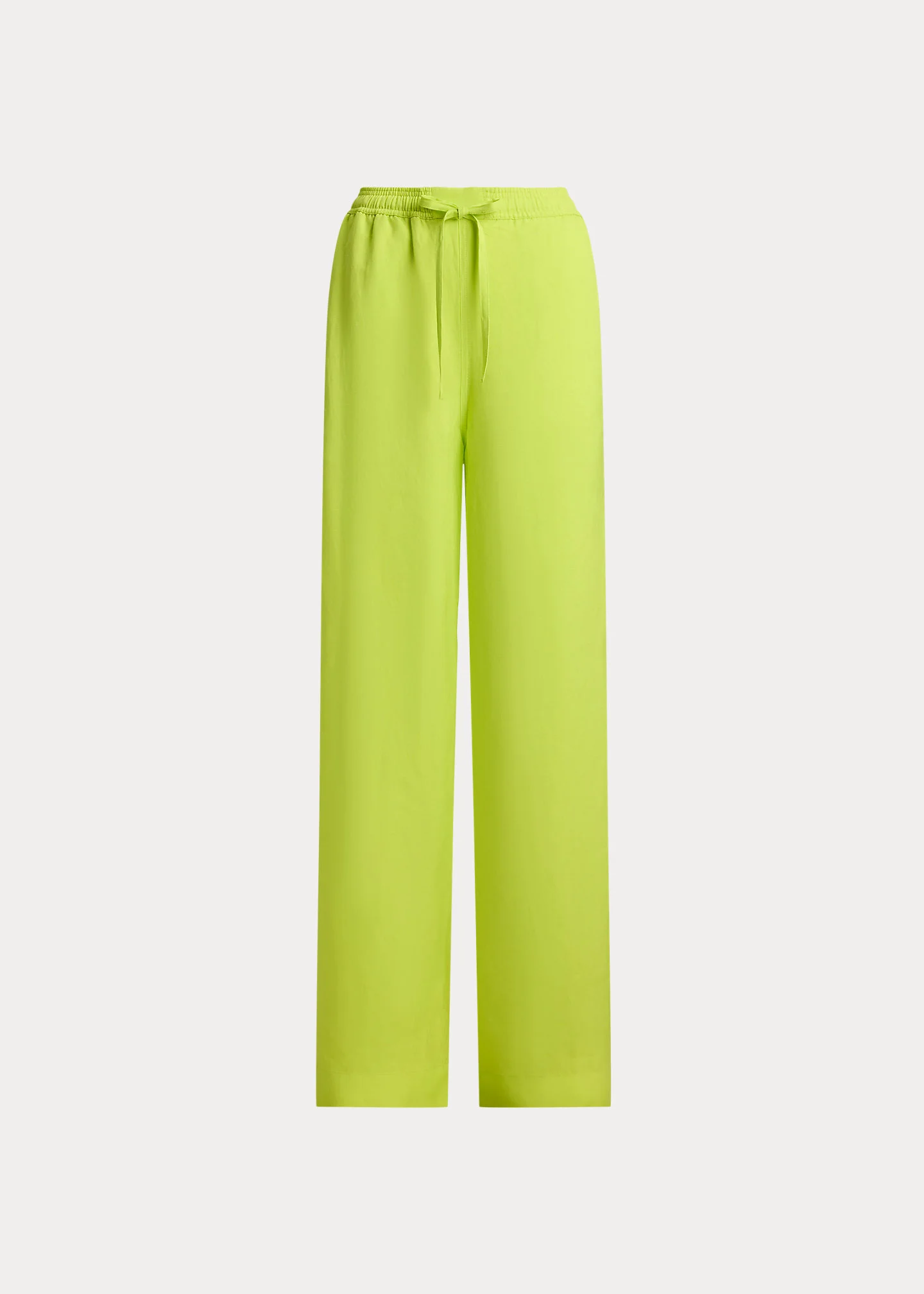 Twill Drawstring Wide-Leg Pant - 1