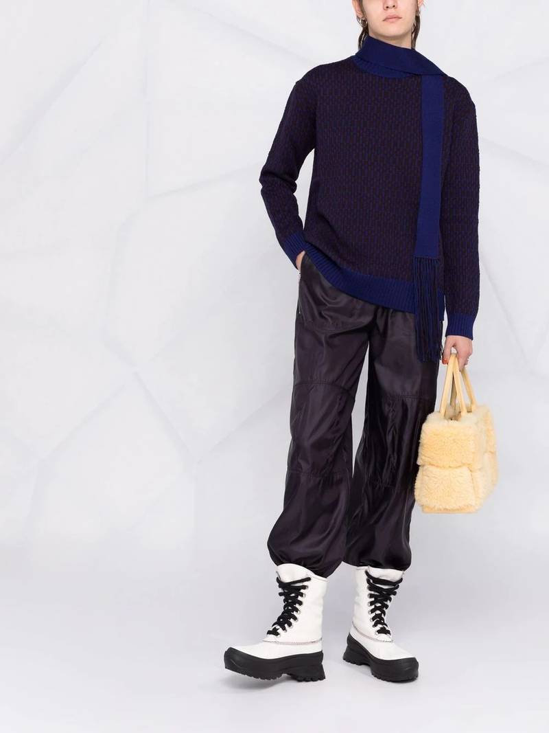 Jil Sander intarsia-knit jumper outlook