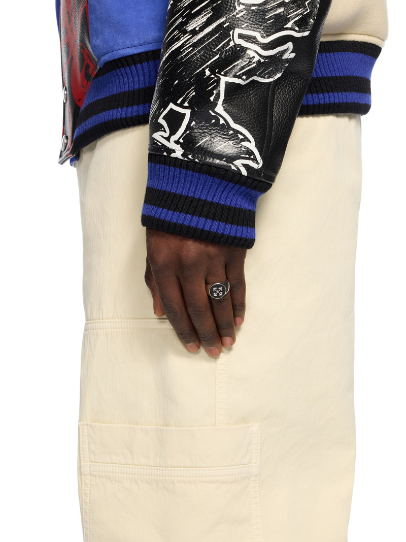 Off-White Round Arrow Signet Ring outlook