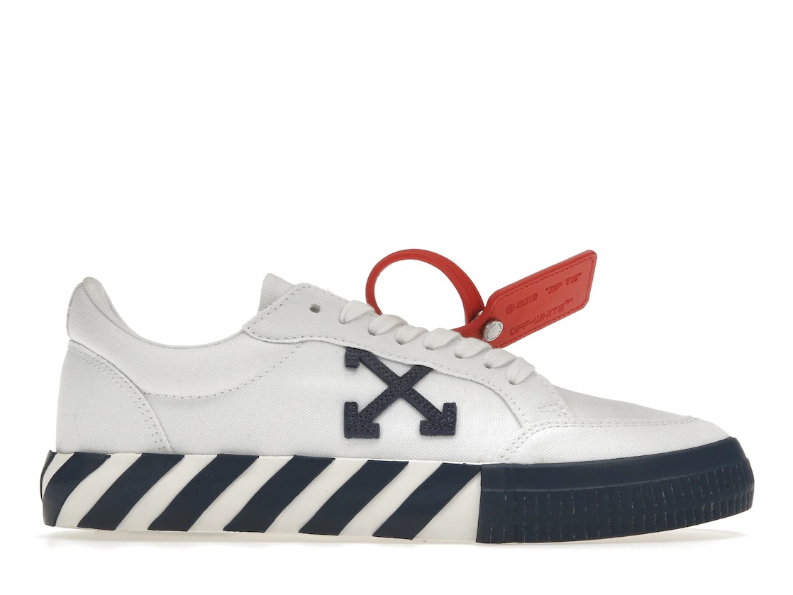 OFF-WHITE Vulcanized Low White Blue Canvas - 1