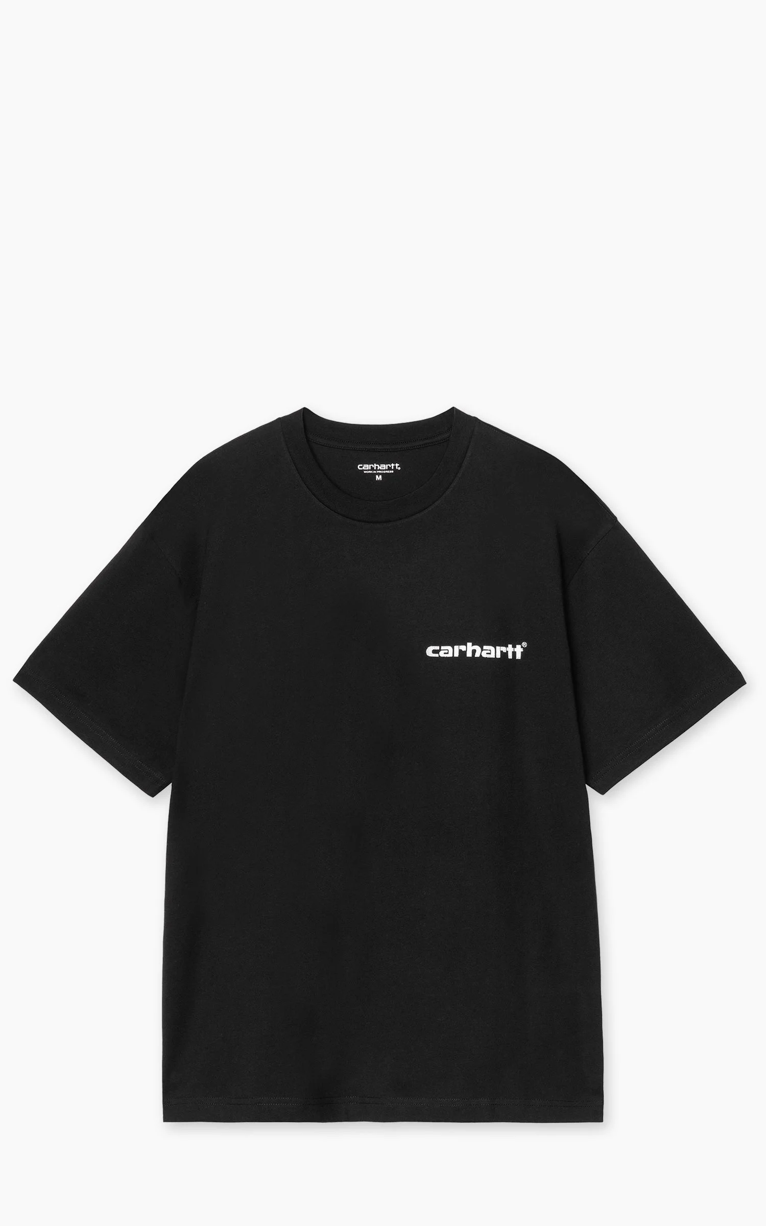 CARHARTT WIP S/S CAPS T-SHIRT BLACK - 1