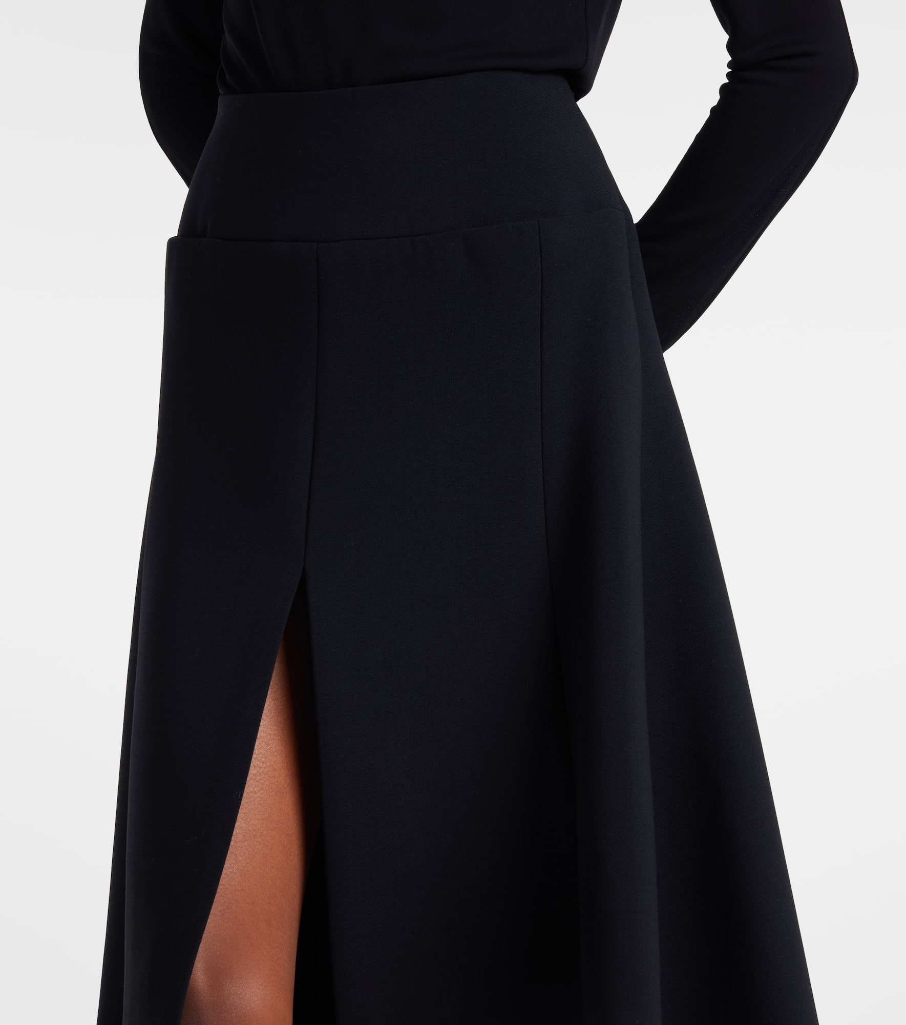 Pleated midi skirt - 4
